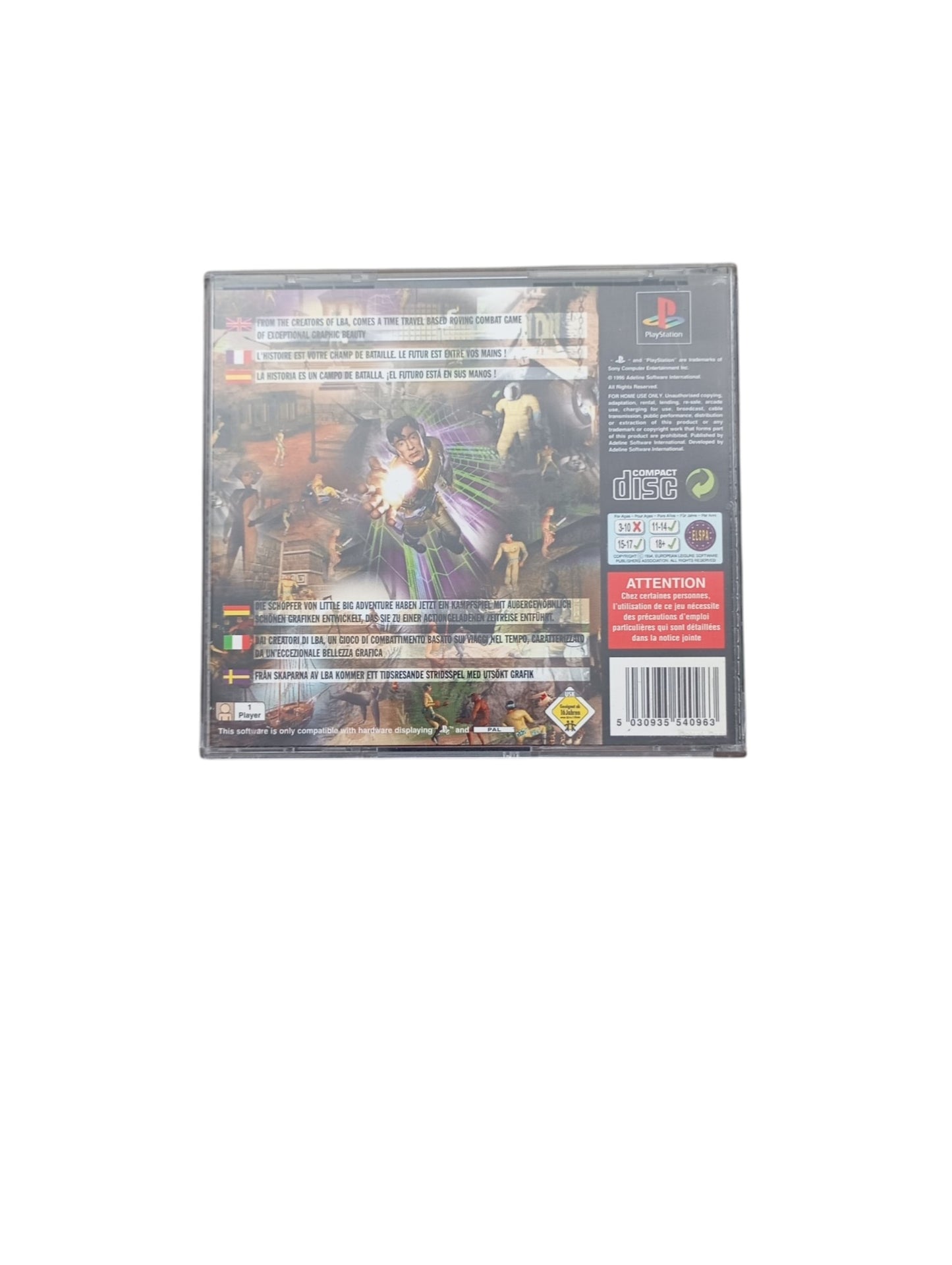 Time Commando PlayStation 1 (PS1)