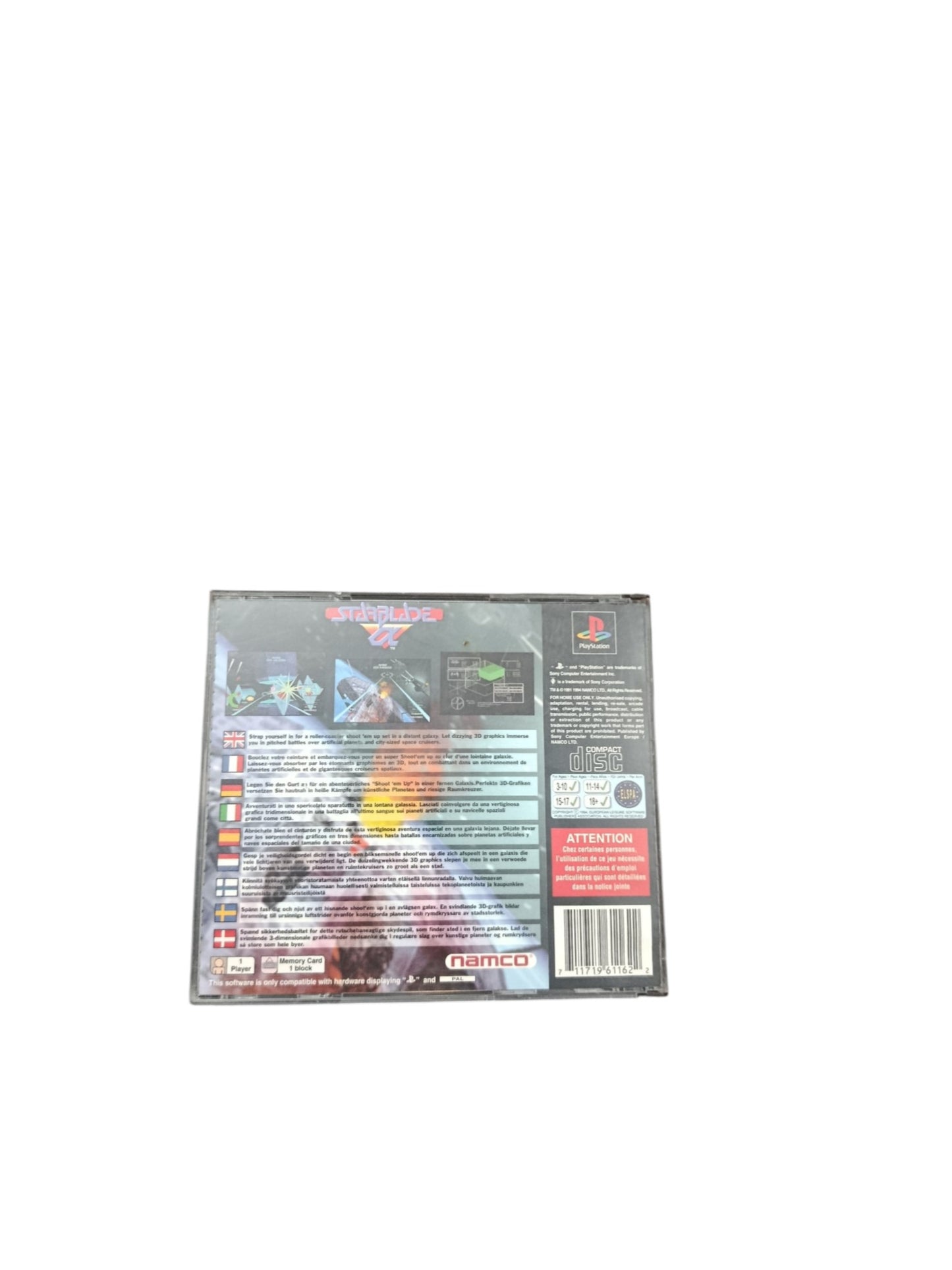 Starblade playstation 1 (PS1) Sans CD
