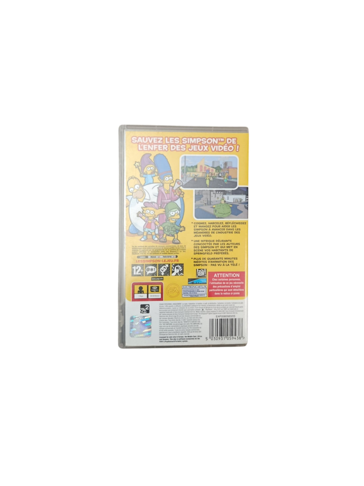 Les Simpson Le jeu Playstation Portable (PSP)