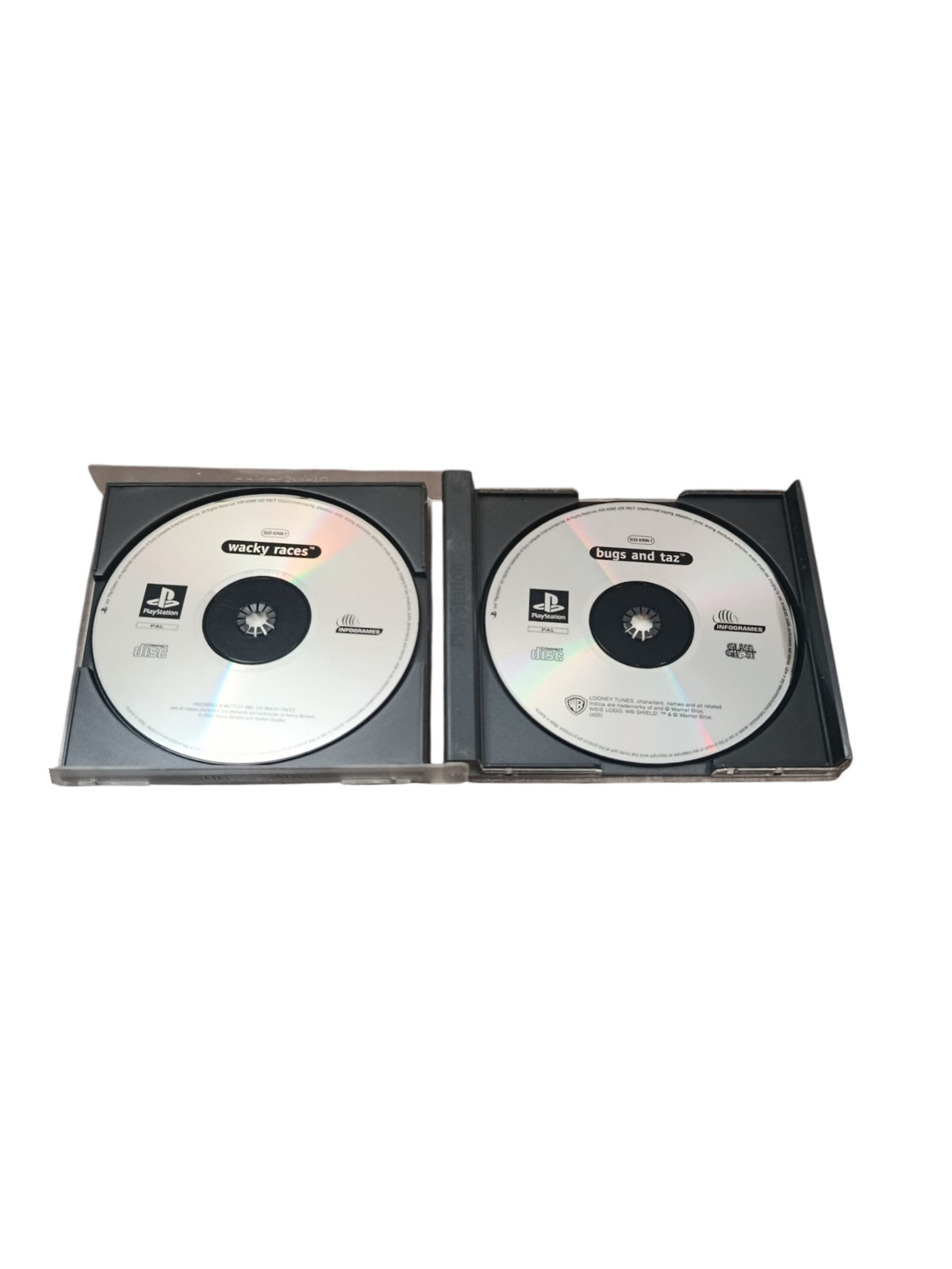 2 Jeux Bugs Bunny & Les Fous Du Volant PlayStation 1 (PS1)