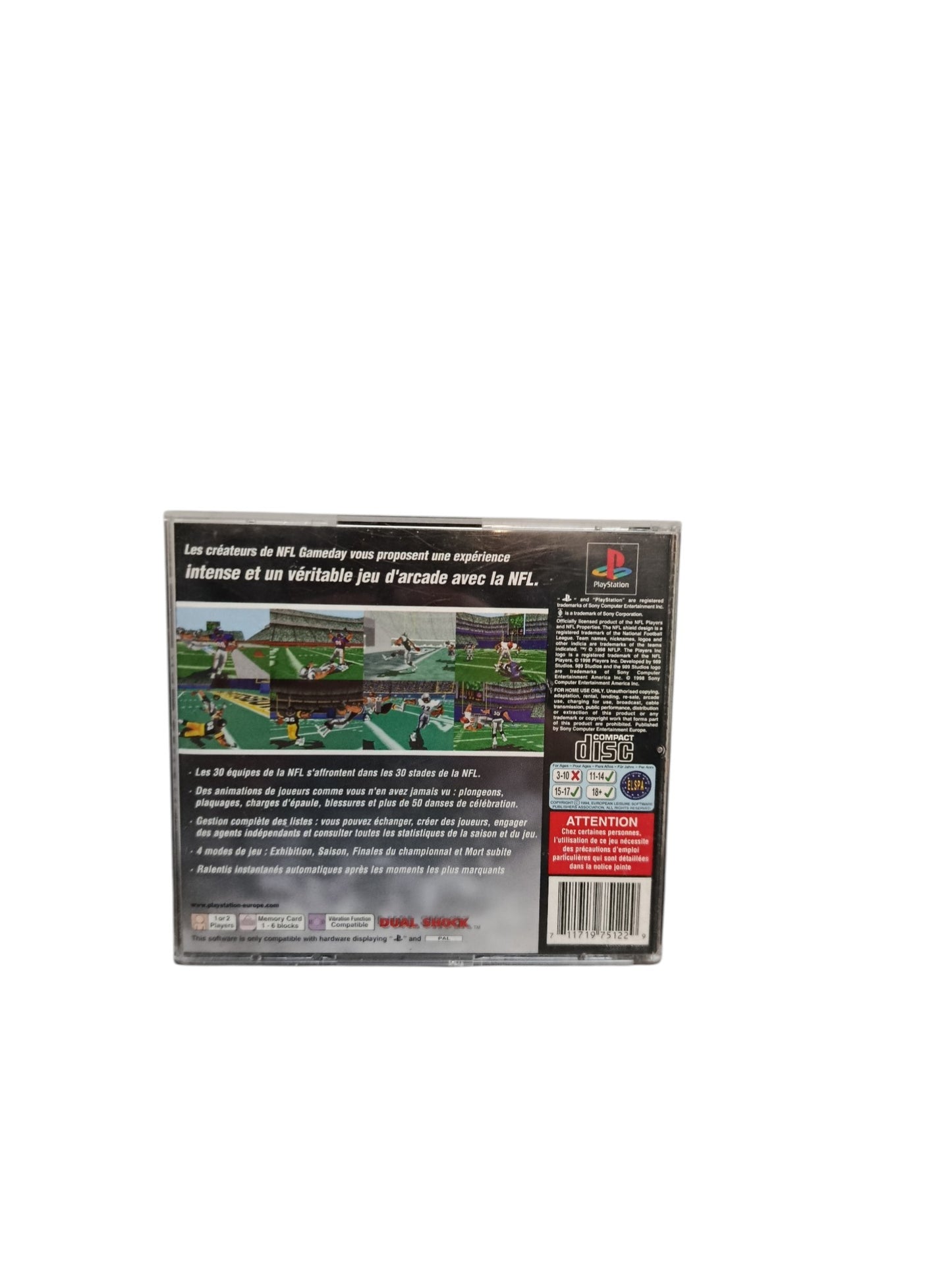 Xtreme NFL Seconde Vie Playstation 1 (PS1)