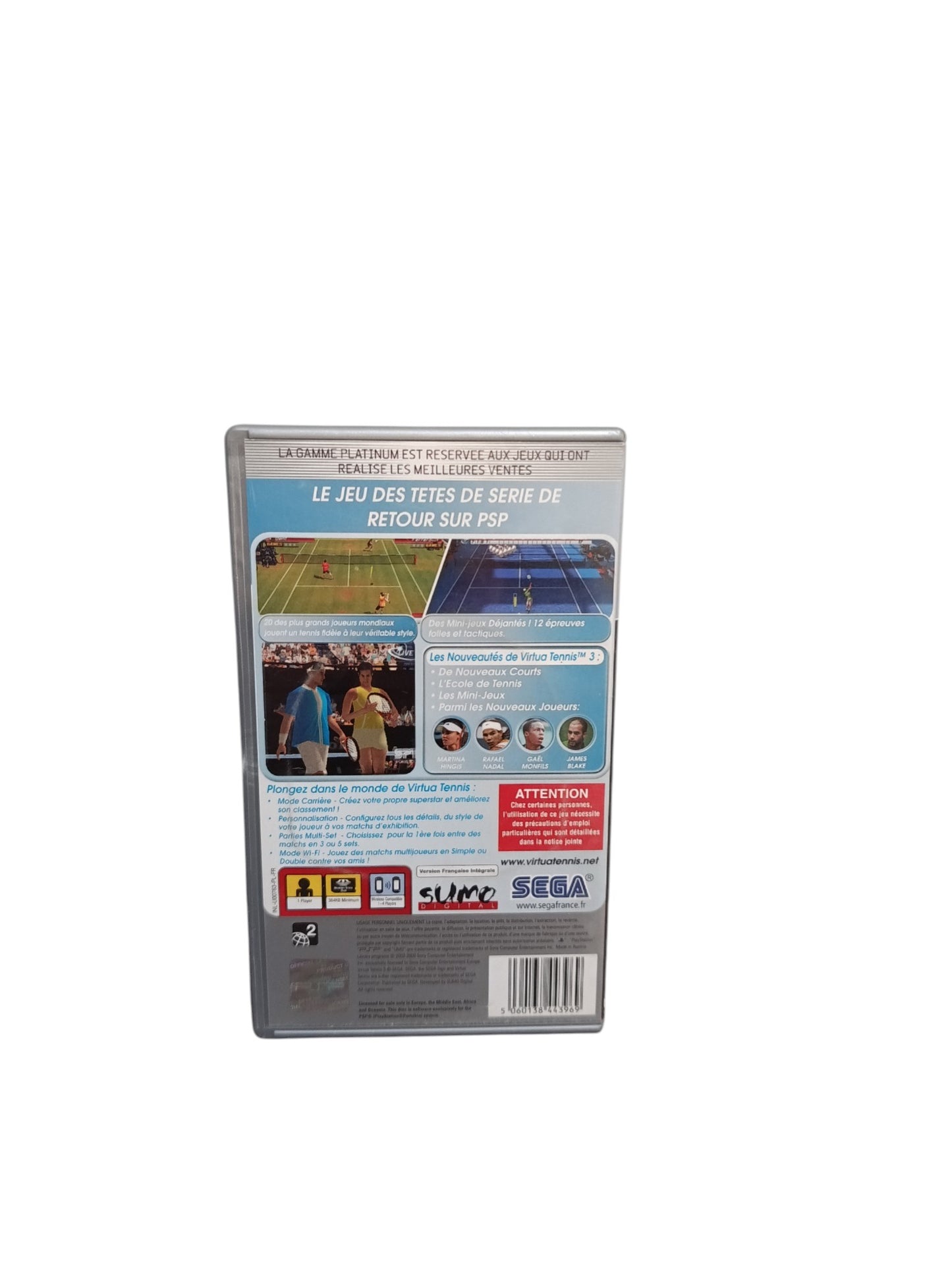 Virtua Tennis 3 PlayStation Portable (PSP)