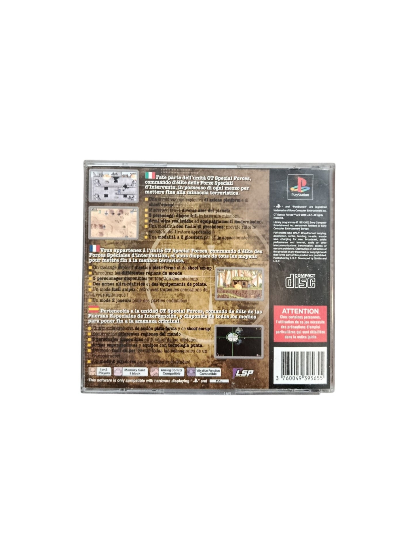 Special CT Forces Playstation 1 (PS1)