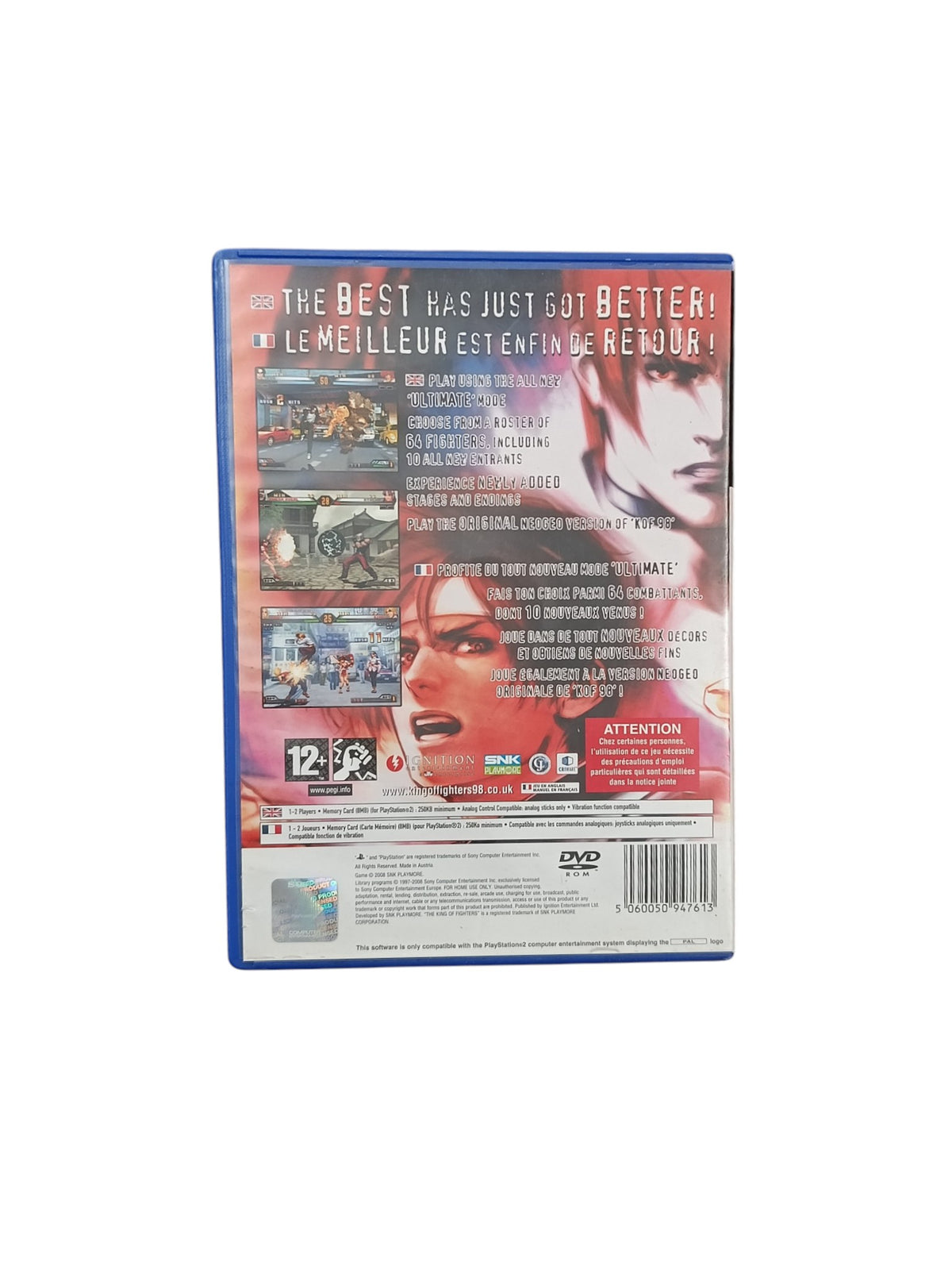 The King of Fighters '98 : Ultimate Match Playstation 2 (PS2)