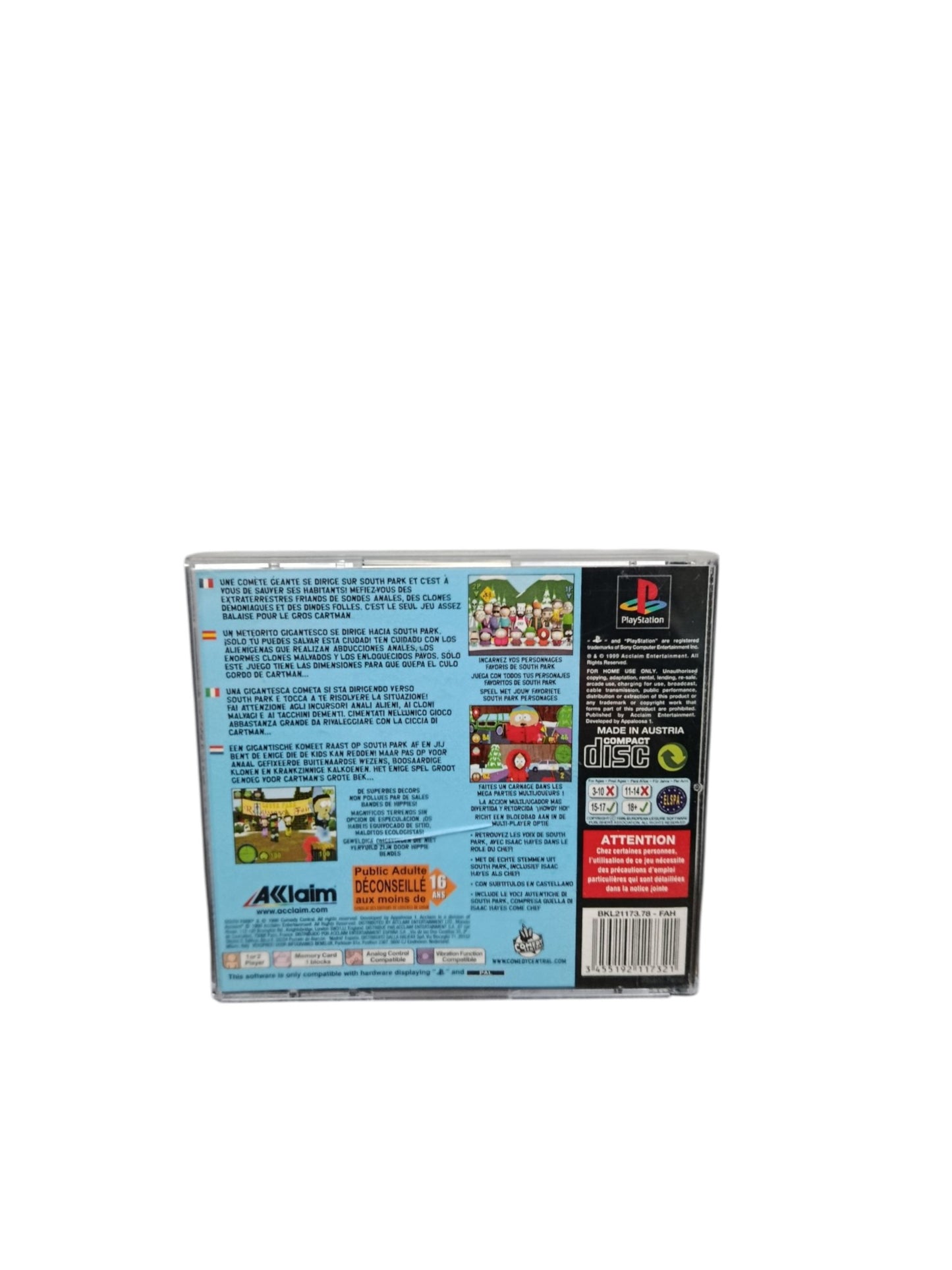 South Park Playstation 1 (PS1)