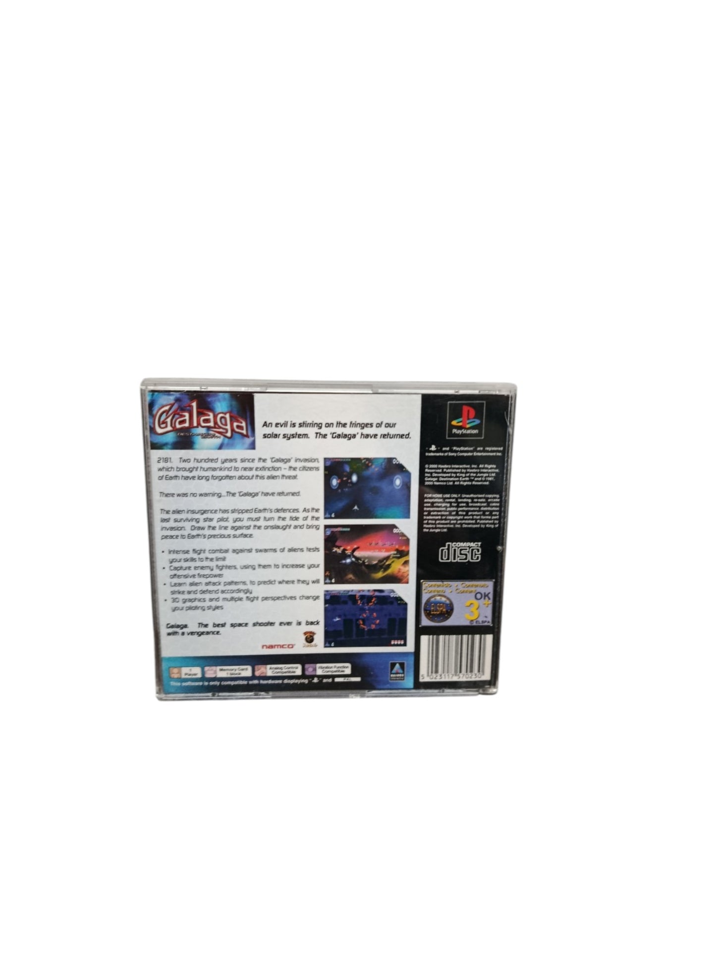 Galaga Playstation 1 (PS1) Version UK