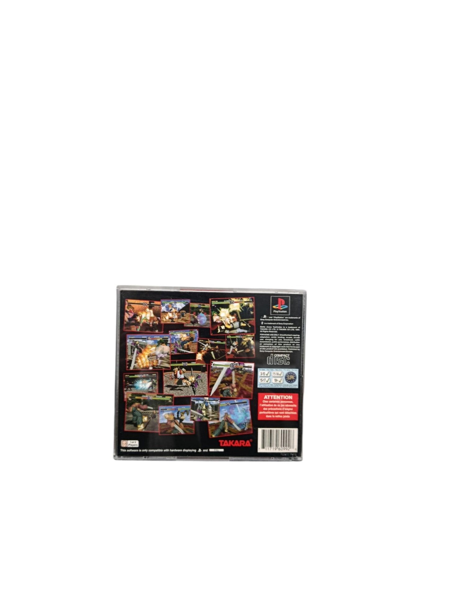 Battle Aren a Toshinden Playstation 1 (PS1) Sans Jaquette Avant