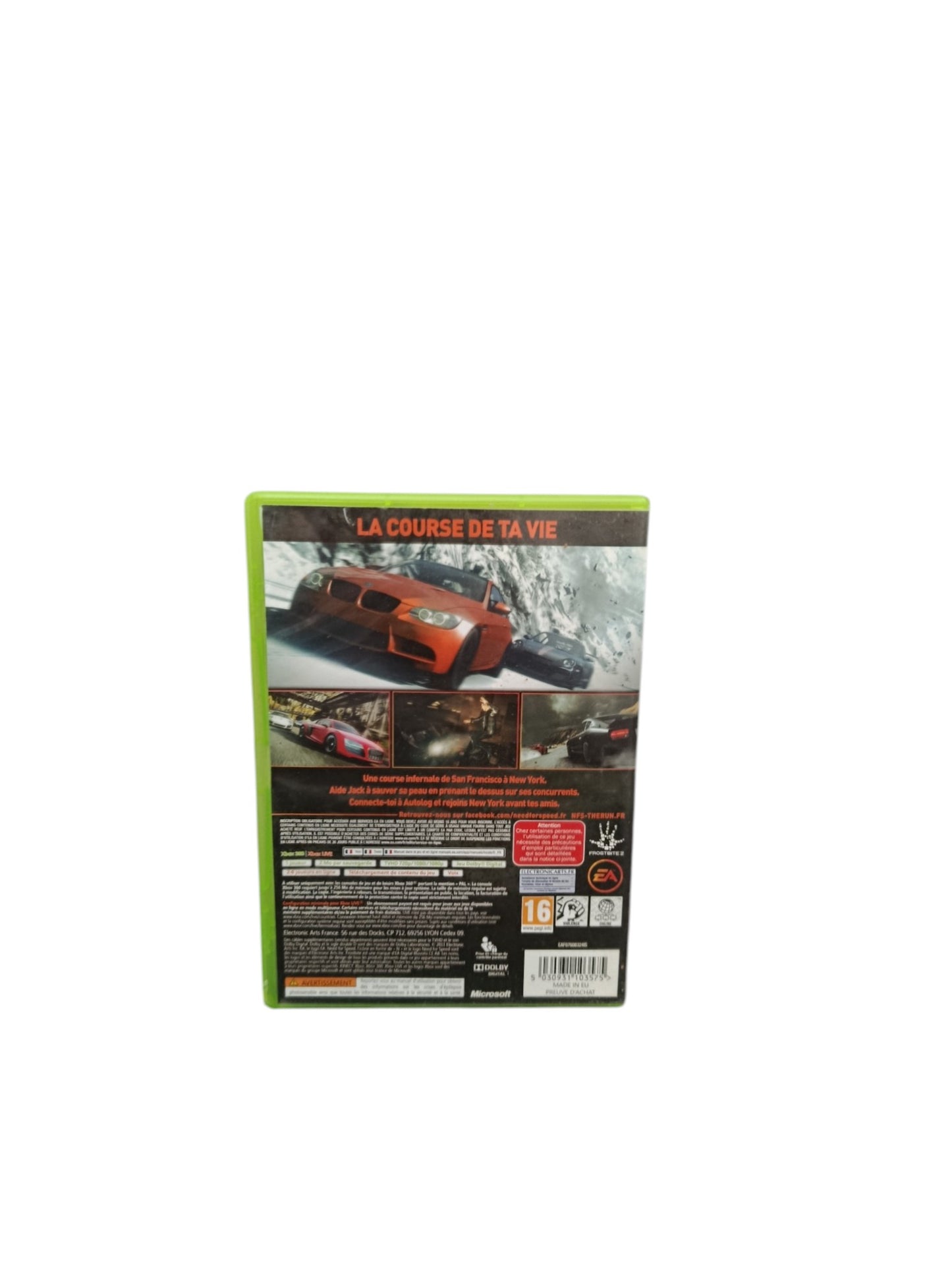 Need for Speed The Run Xbox 360 Complet Version Française Jeu Culte