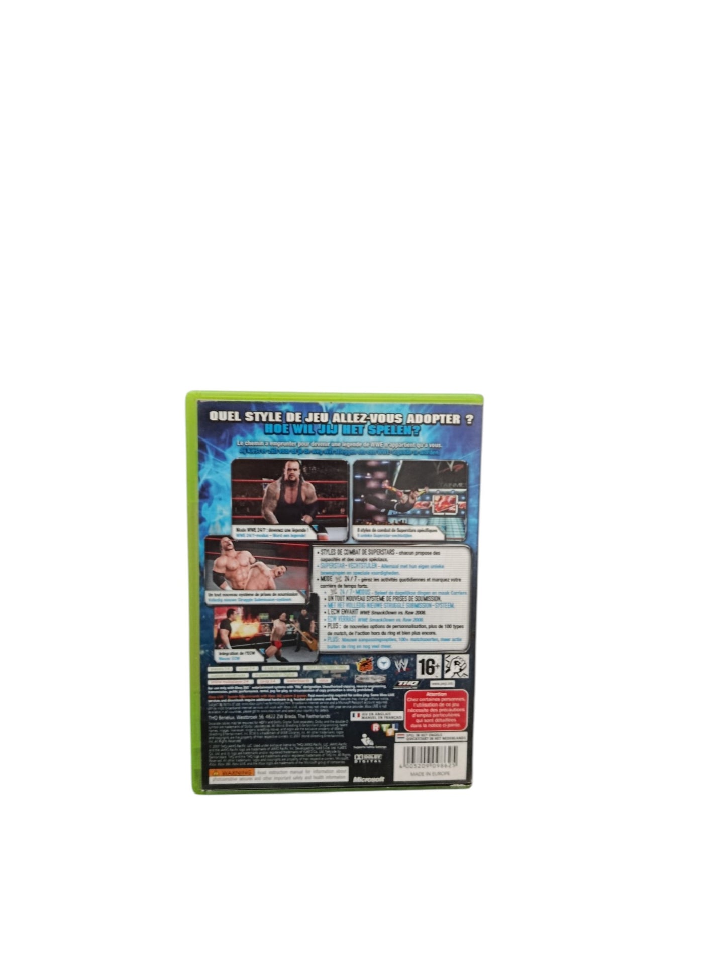 WWE SmackDown vs Raw 2008 Xbox 360 Complet