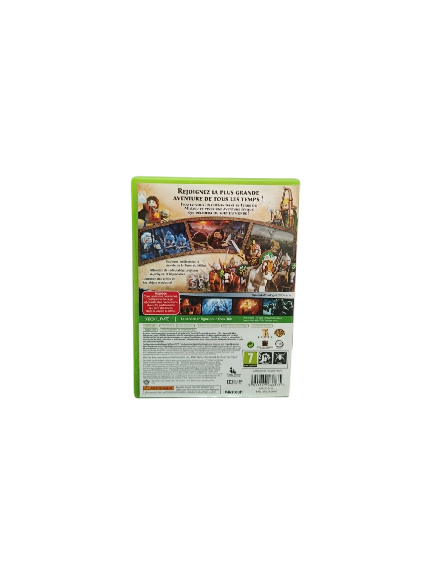 LEGO Le Seigneur des Anneaux Xbox 360 Complet