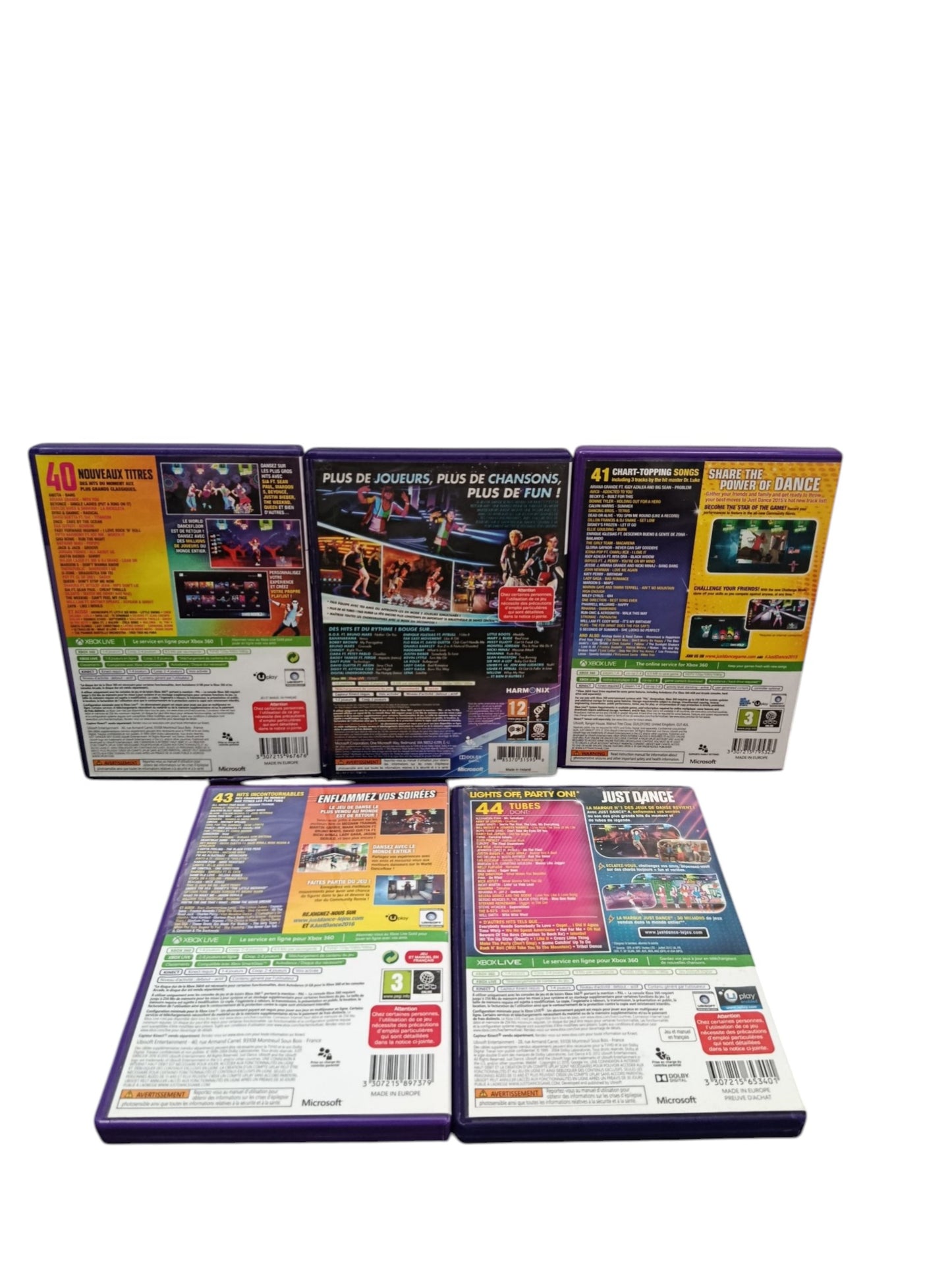 Lot Just Dance Xbox 360 Kinect