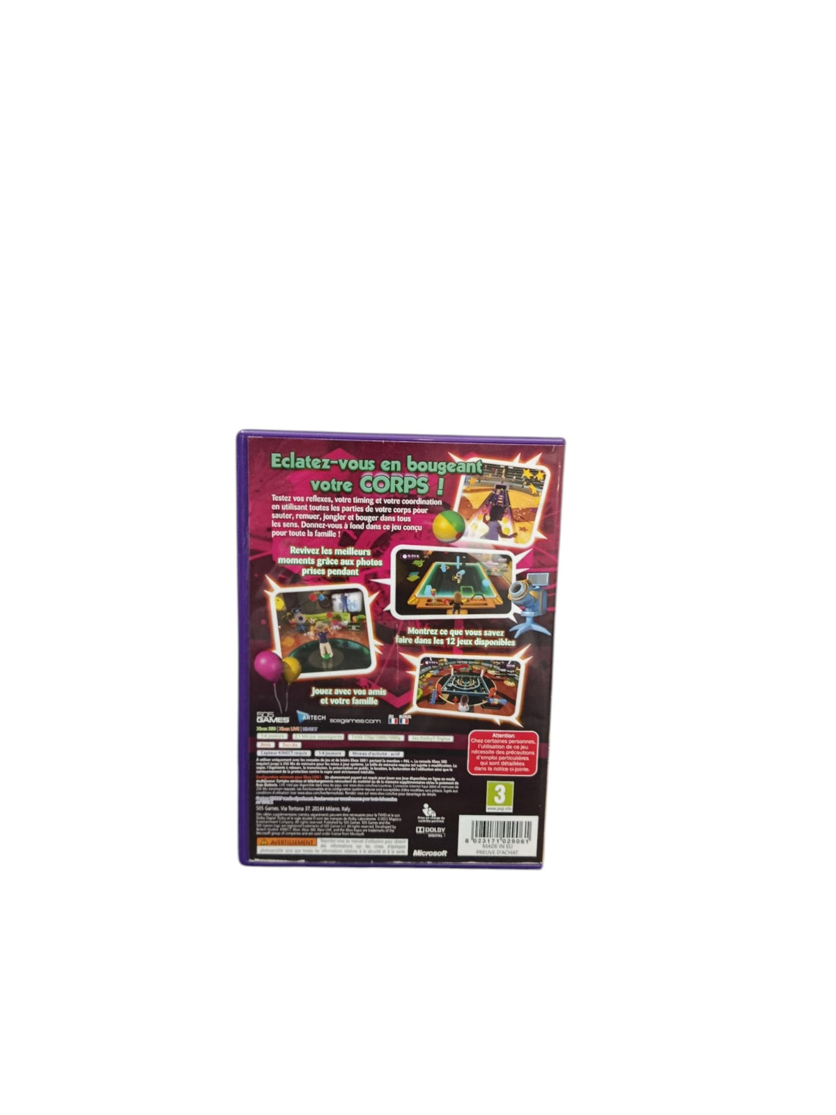 Motion Explosion Xbox 360 Kinect Jeu Complet PAL FR