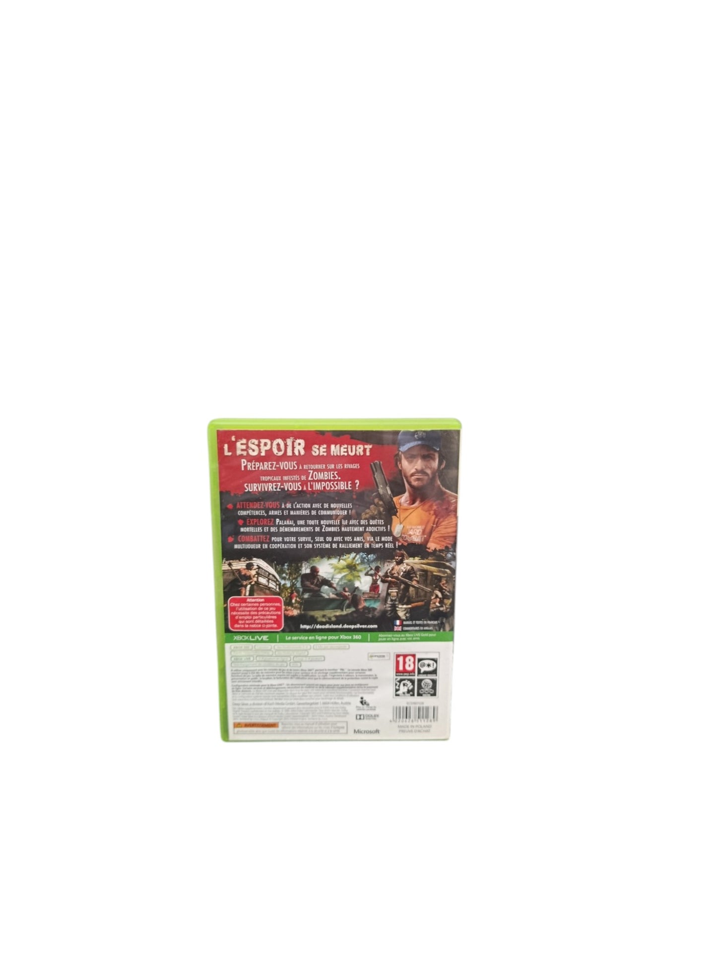 Dead Island Riptide Xbox 360 Jeu Complet PAL FR