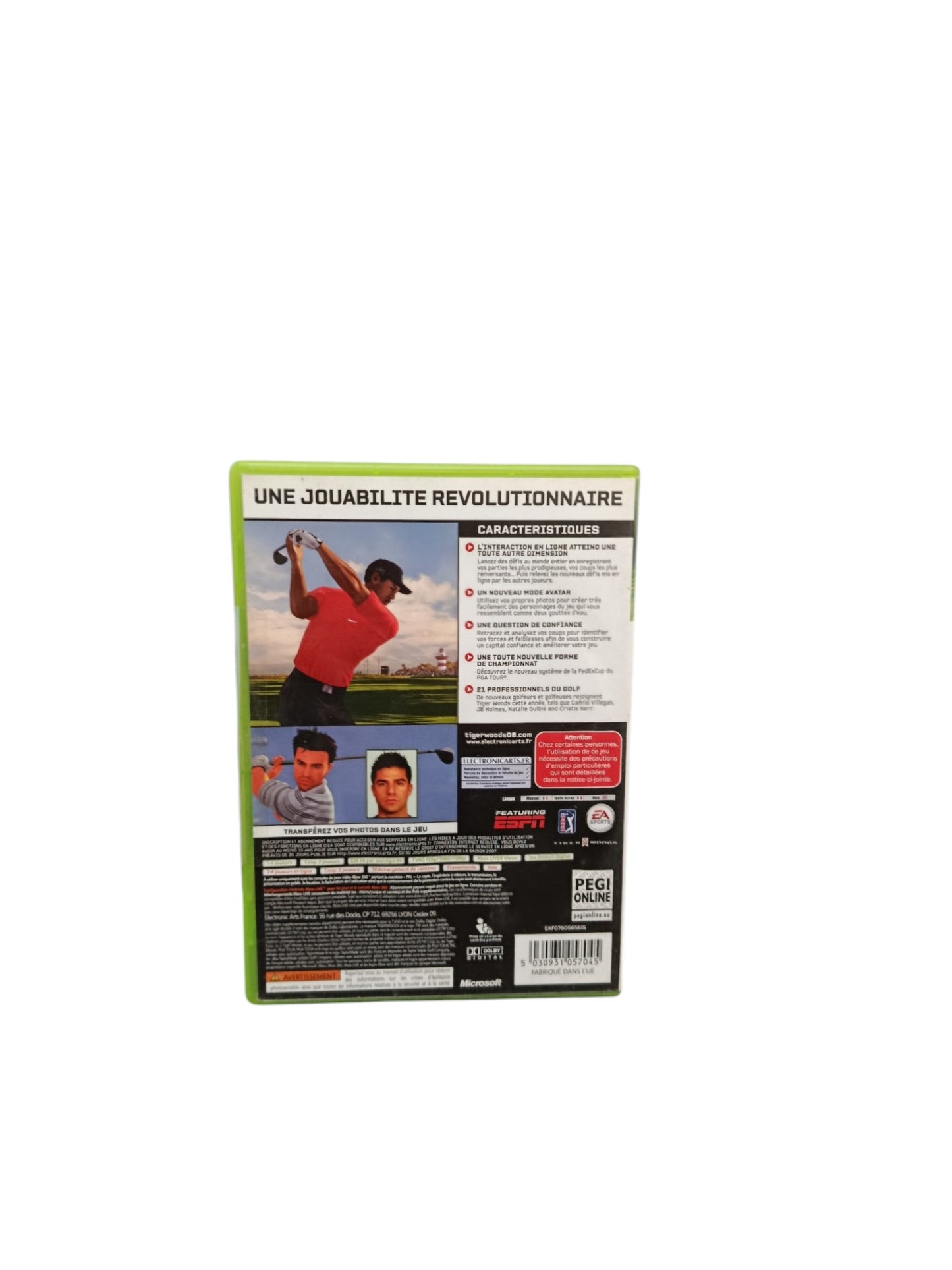 Tiger Woods PGA Tour 08 Xbox 360 Complet