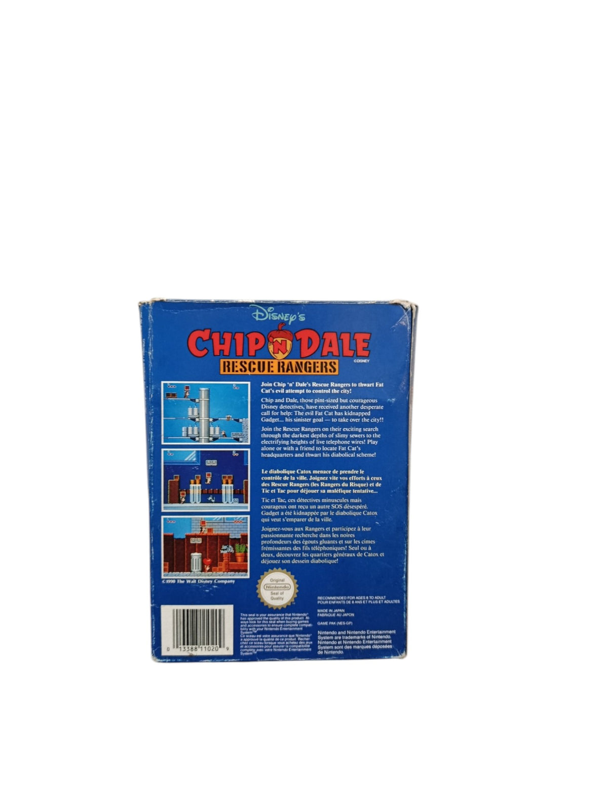Chip n Dale Nintendo NES
