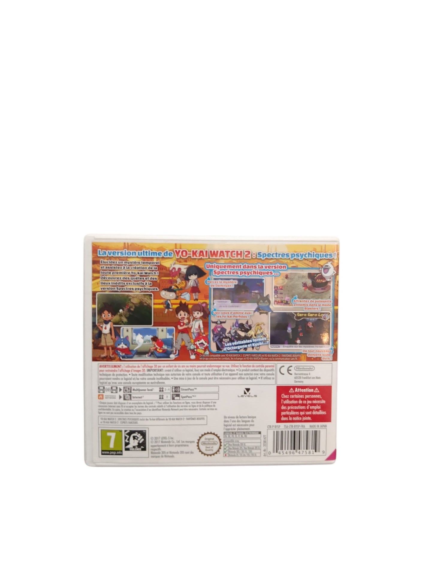 Yokai 2 : Spectres Psychiques Nintendo 3DS