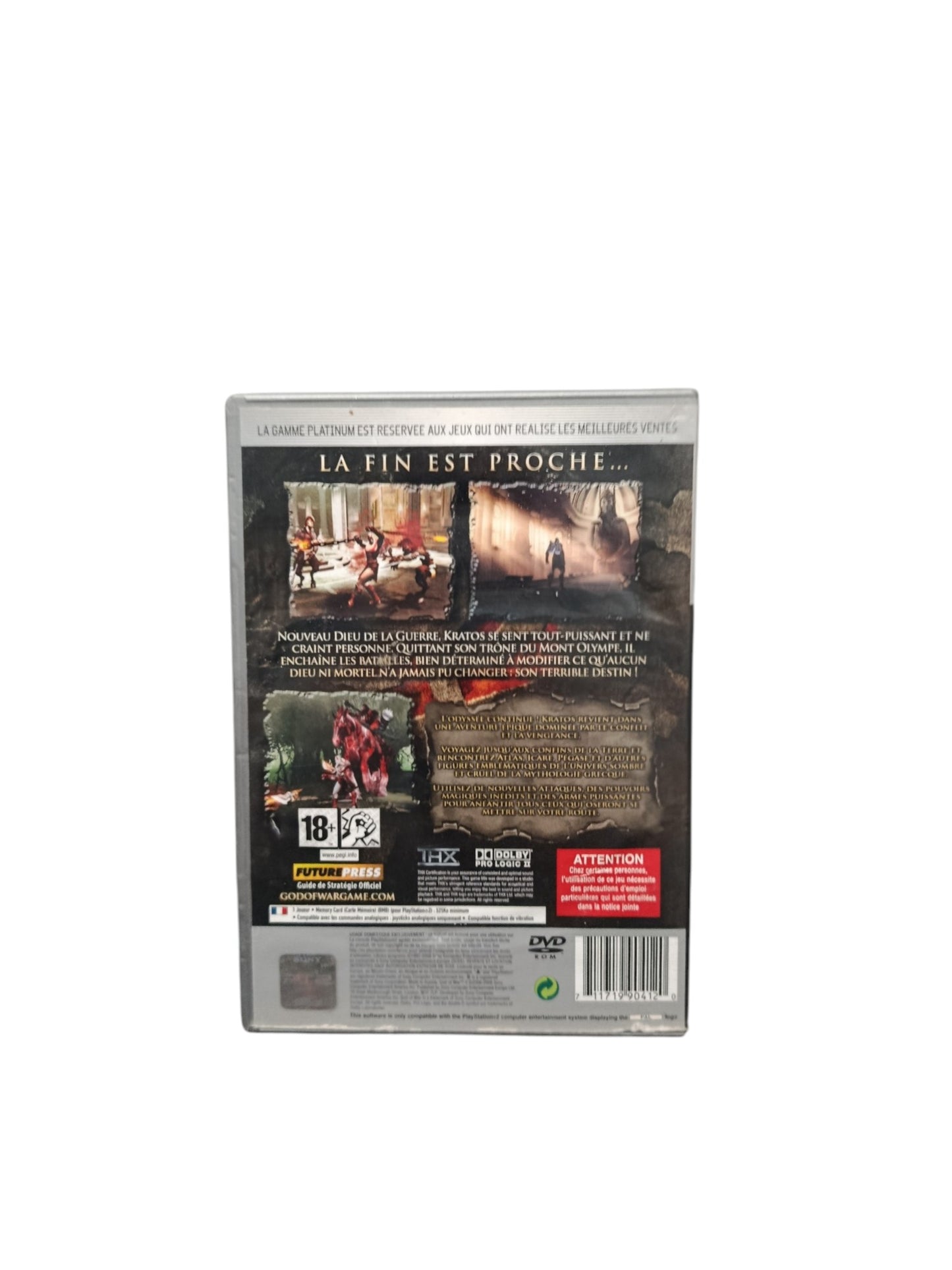 God of War II Playstation 2 (PS2) Version Platinum