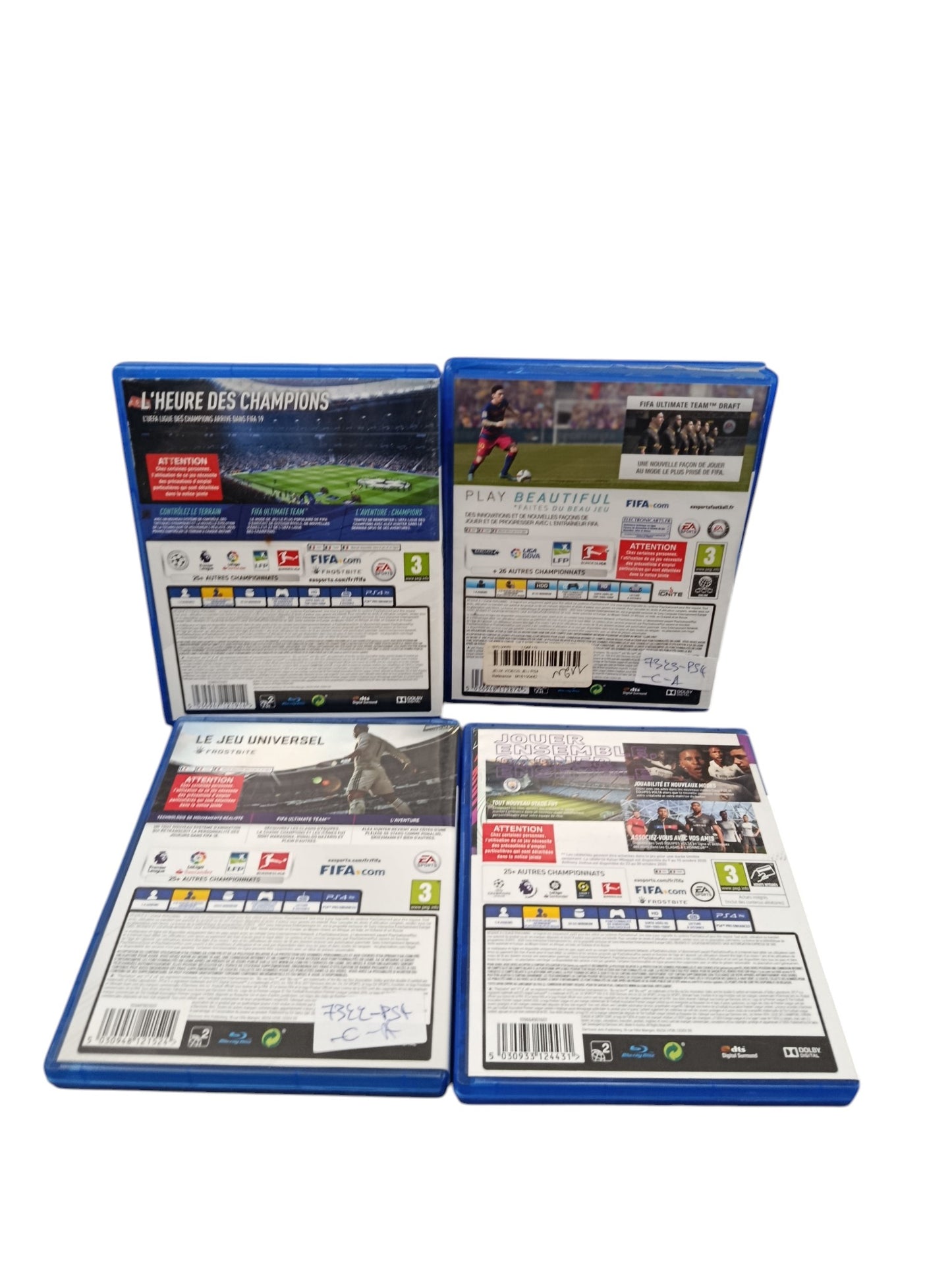 Bundle Fifa Playstation 4 (PS4) Complet FRA ( 4 jeux inclus)