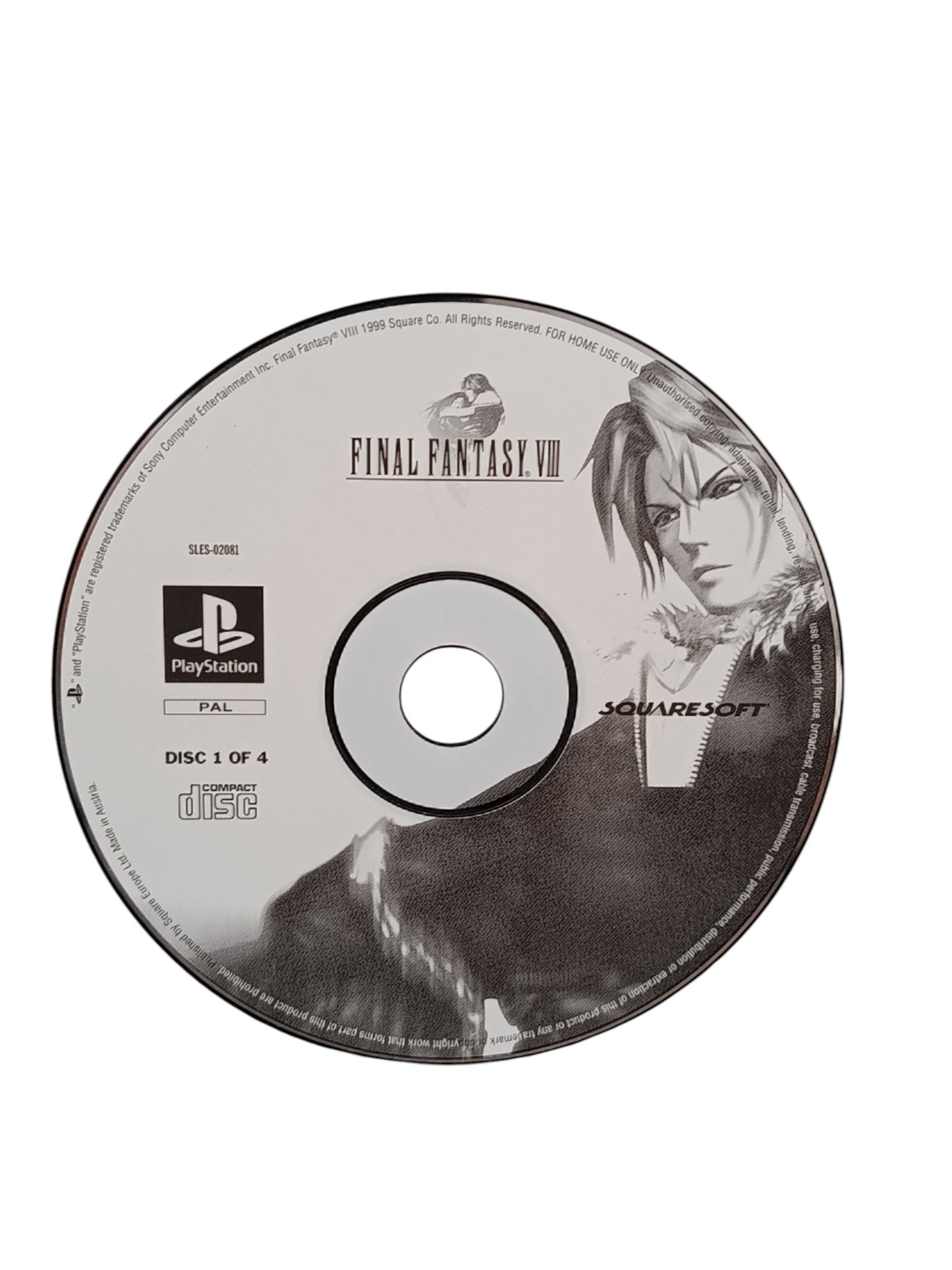 CD1 Final Fantasy VIII Playstation 1 (PS1)