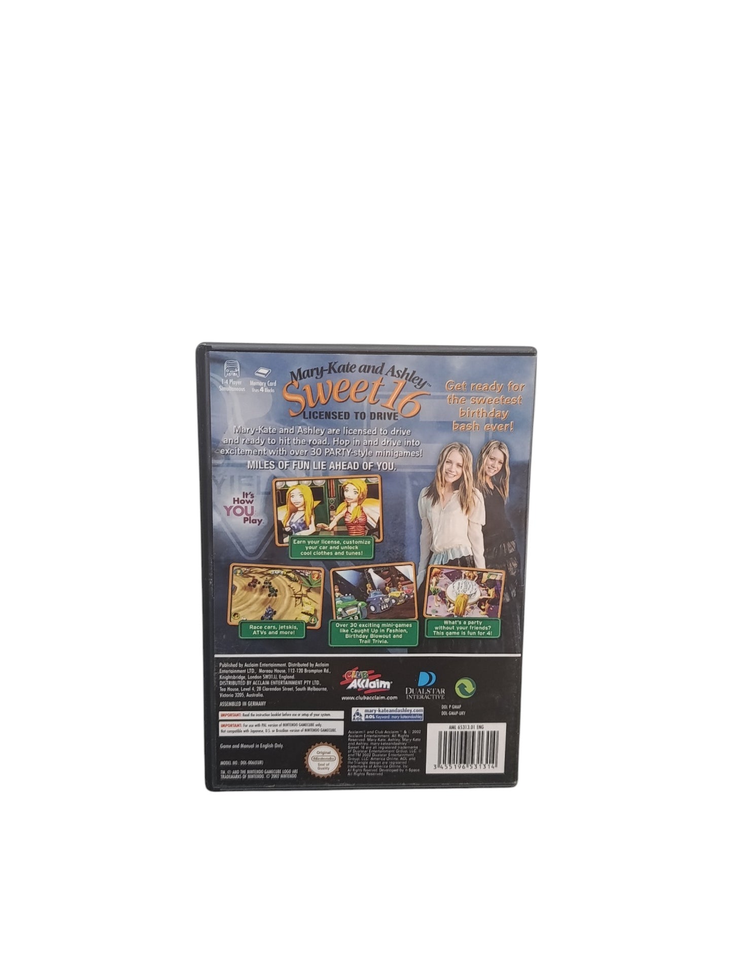 Mary Kate and Ashley Sweet 16 Nintendo GameCube Version UKV