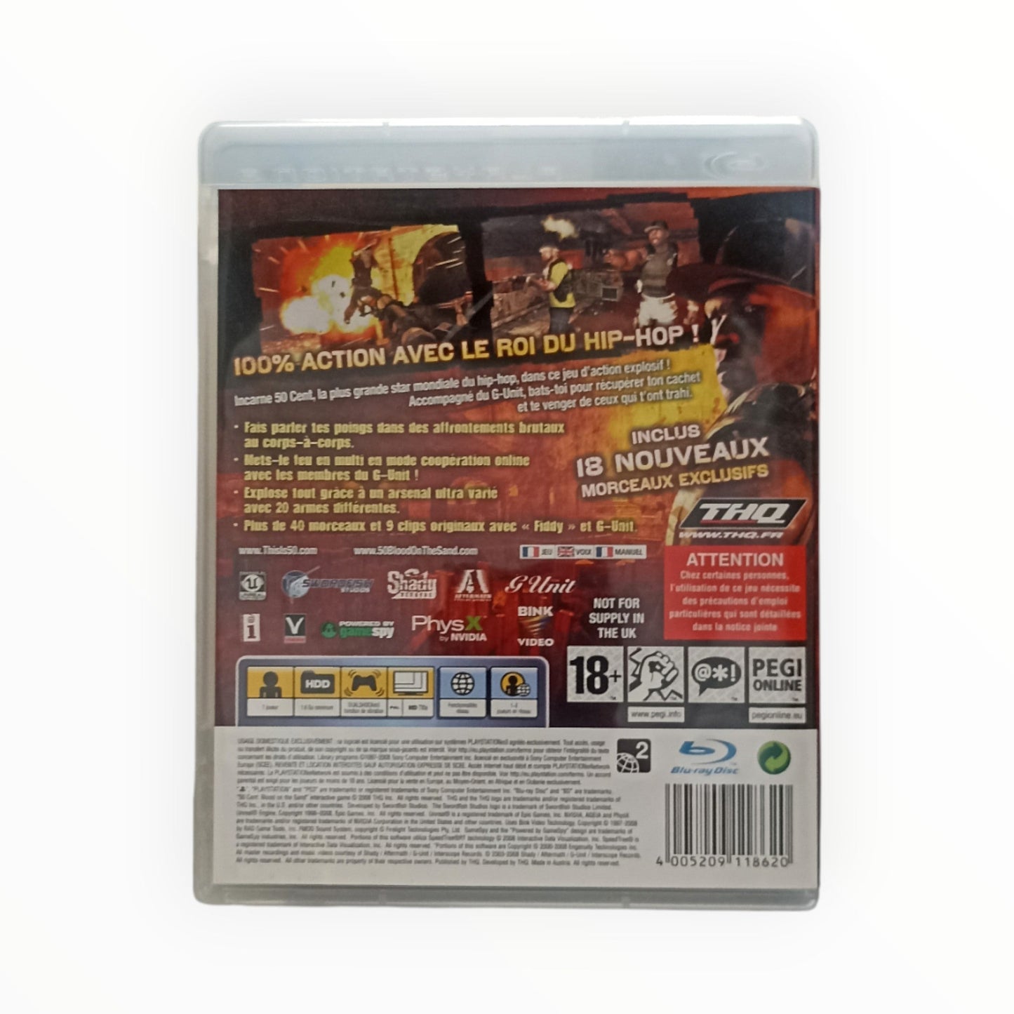 50 Cent: Blood on the Sand Playstation 3 (PS3) - Masaru