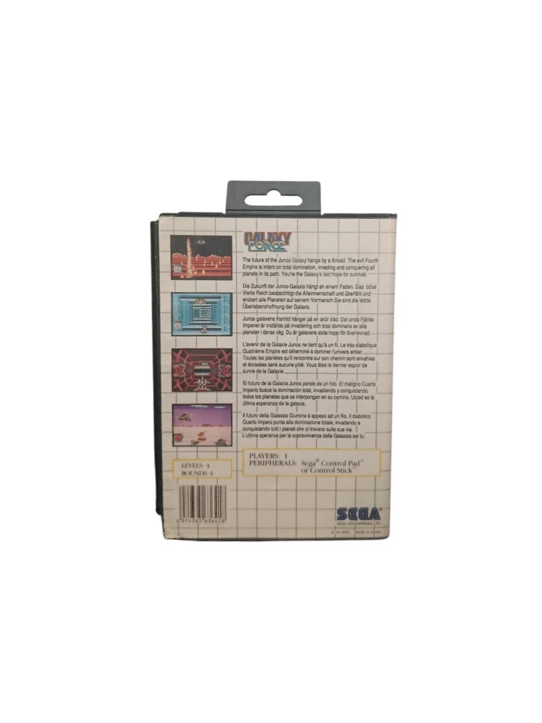 Galaxy Force Master System Complet en Boîte