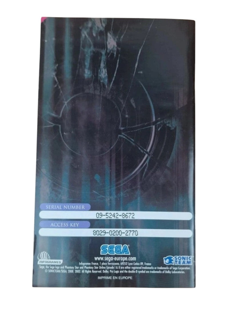 Notice Phantasy Star Online Episode I & II