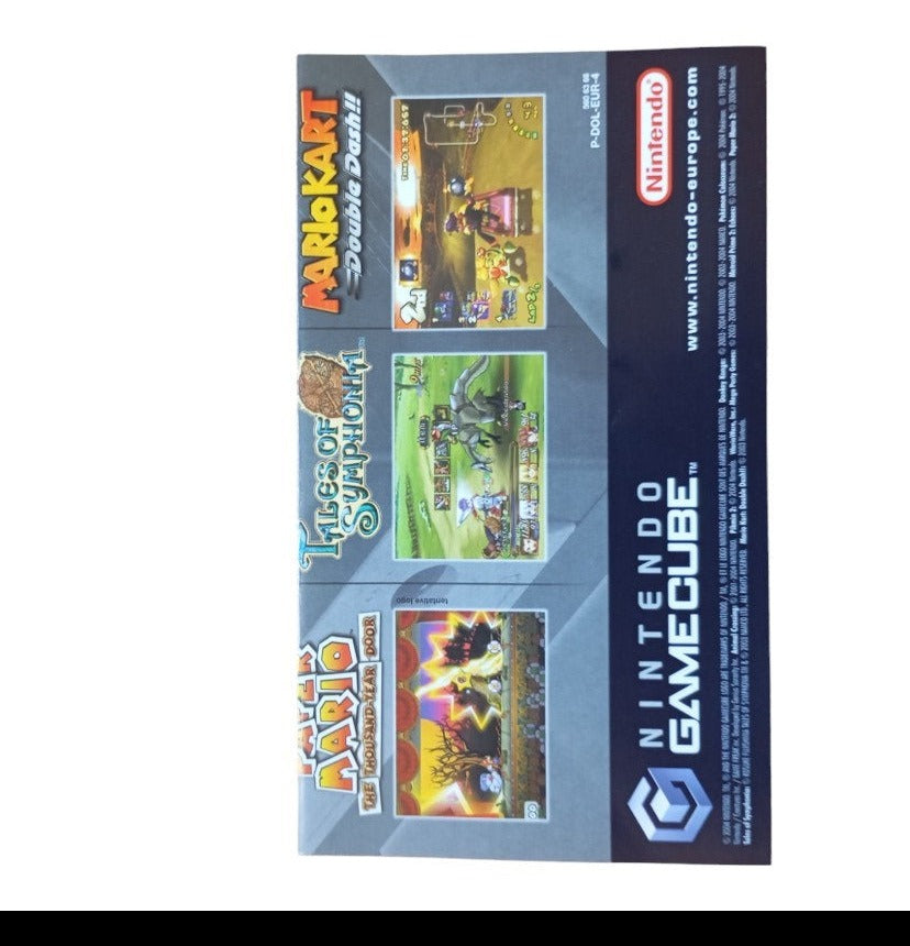 Dépliant GameCube DOL-EUR-4