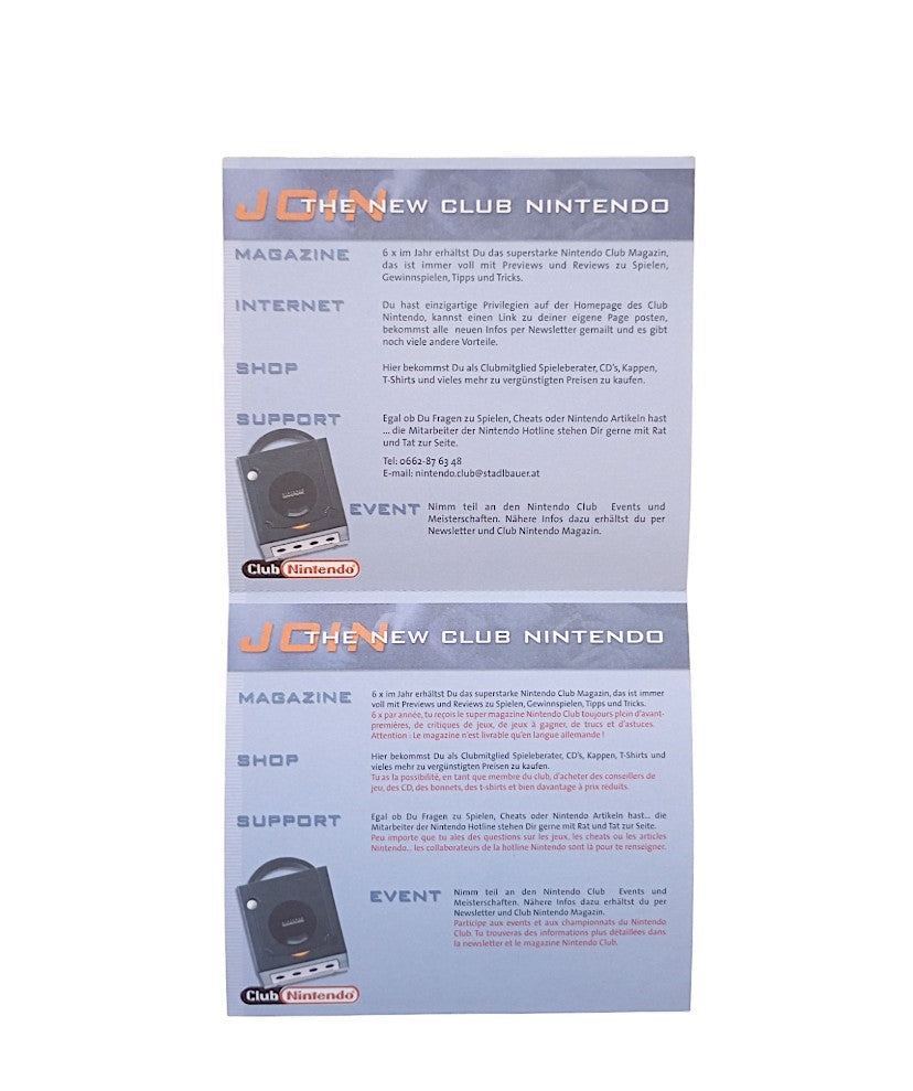 Club Nintendo Console GameCube