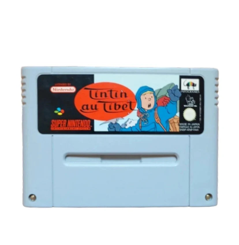 Tintin au Tibet Super Nintendo (SNES) complet