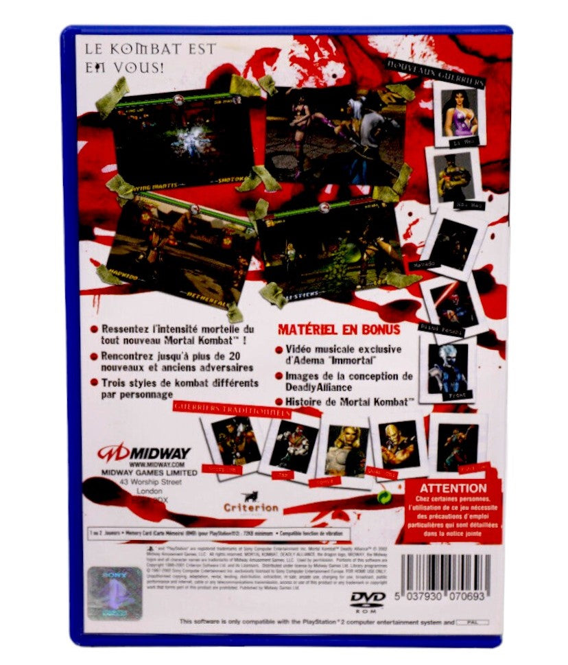 Mortal Kombat : Deadly Alliance - PlayStation 2 (PS2)