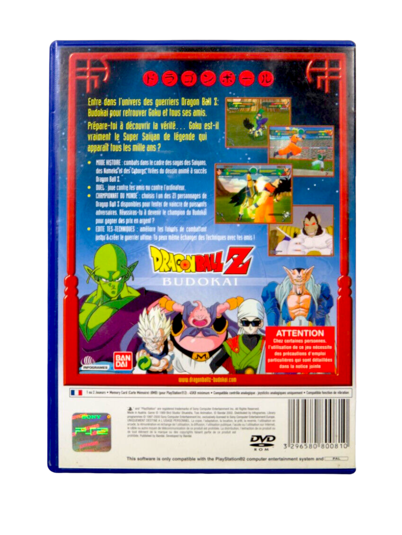 Dragon Ball Z : Budokai Playstation 2 (PS2)