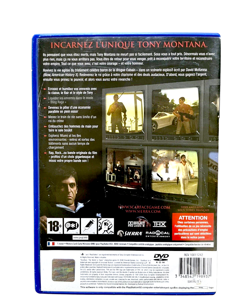 Scarface: The World is Yours Playstation 2 (PS2)