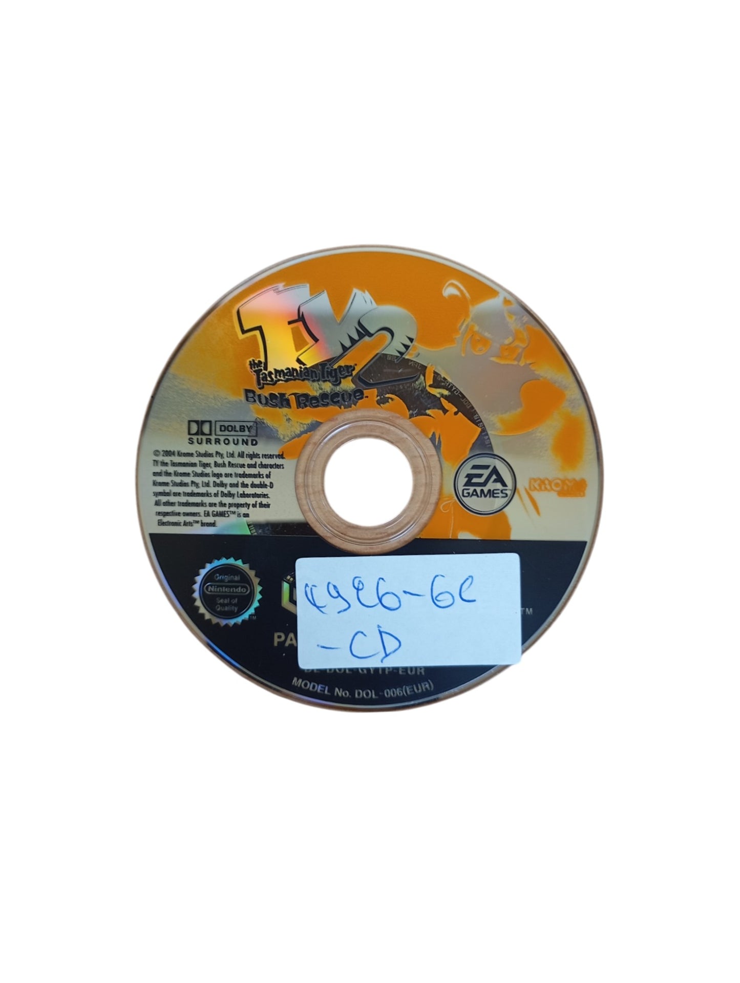 CD seul Ty, le tigre de Tasmanie 2 : Opération Sauvetage