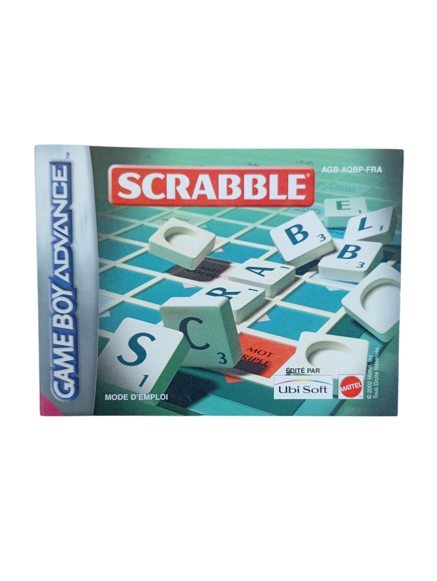 Scrabble Game Boy Advance Boite FRA