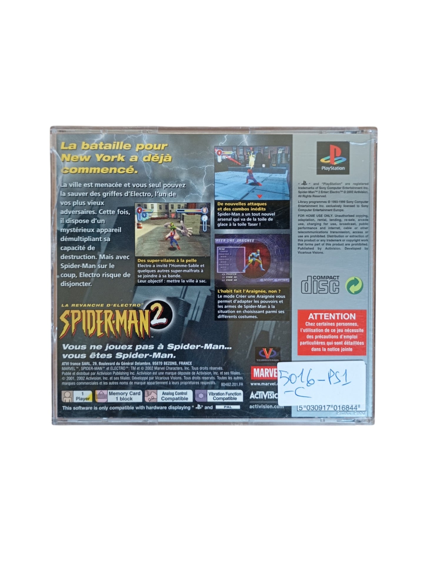 Spider-Man 2 Playstation 1 (PS1)