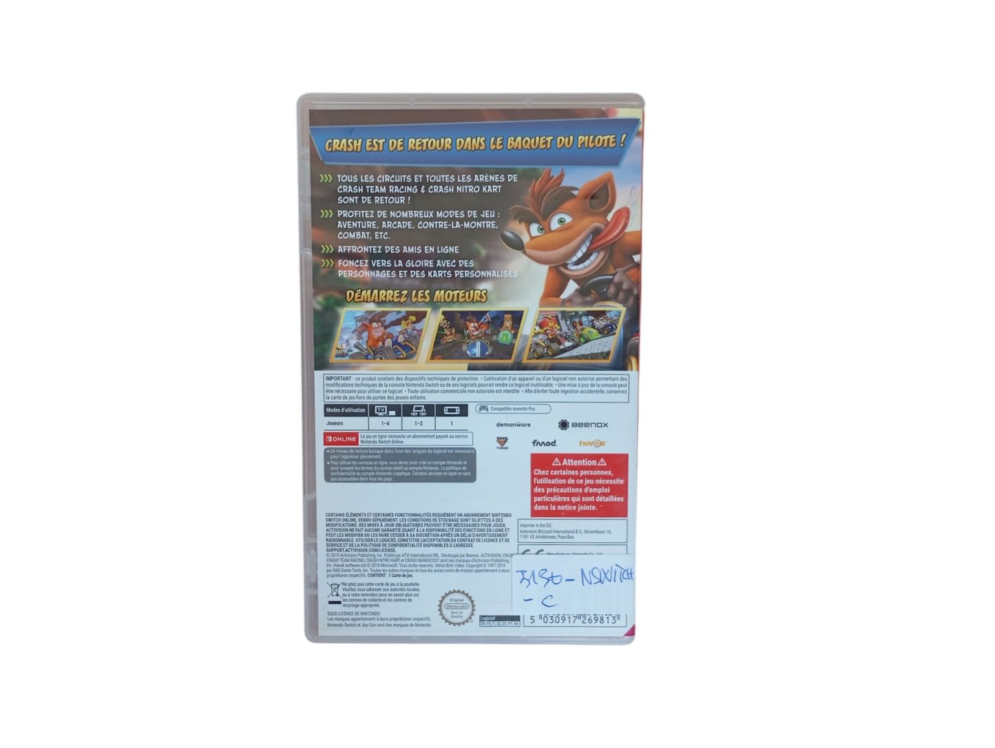 Crash Team Racing Nitro-Fueled Switch