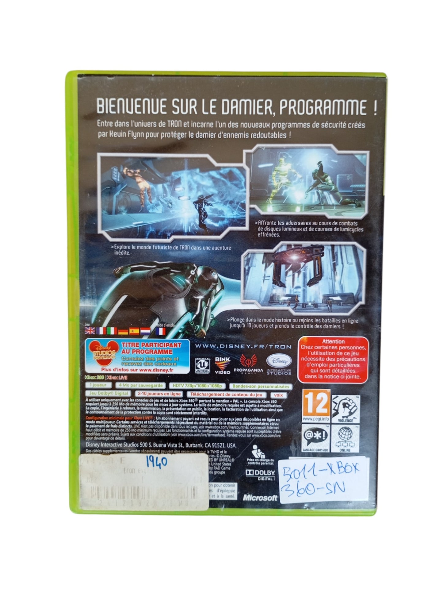 Tron Evolution Xbox 360