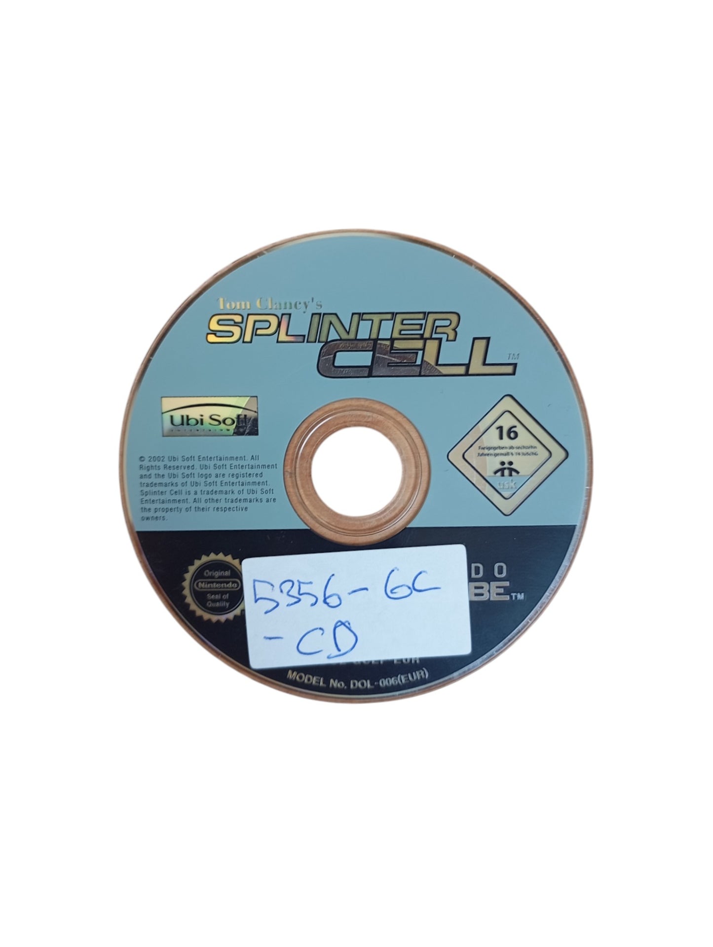 CD Splinter Cell GameCube