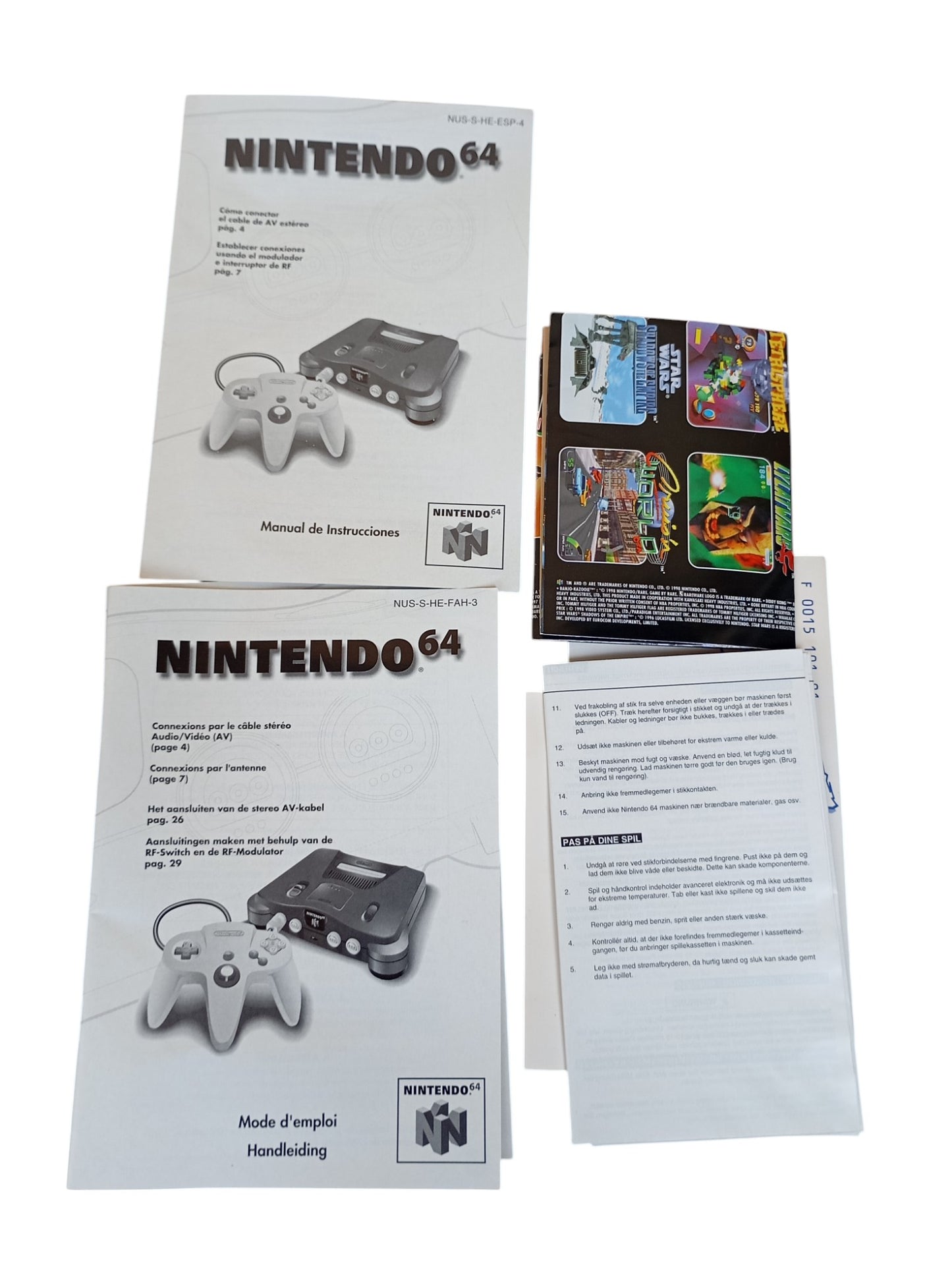 Pack Console Nintendo 64 en boîte FRA