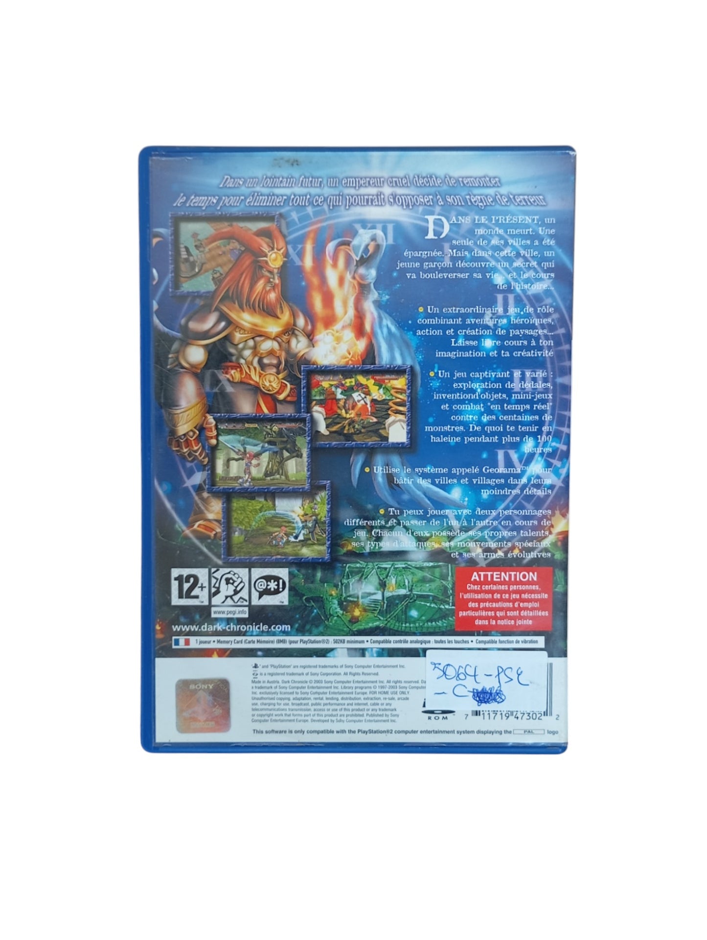 Dark Chronicle Playstation 2 (PS2)