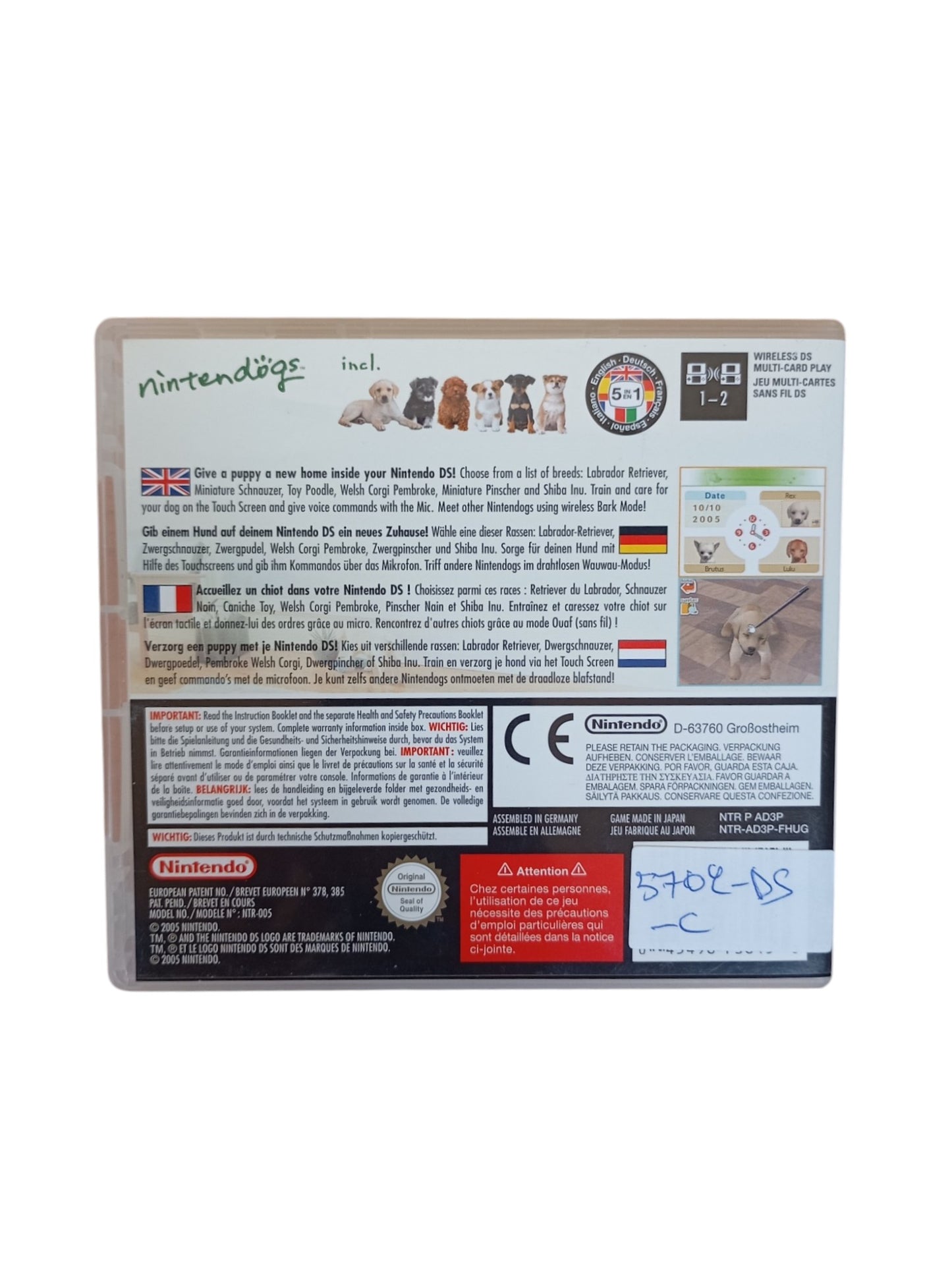 Nintendogs : Labrador & ses Amis Nintendo DS