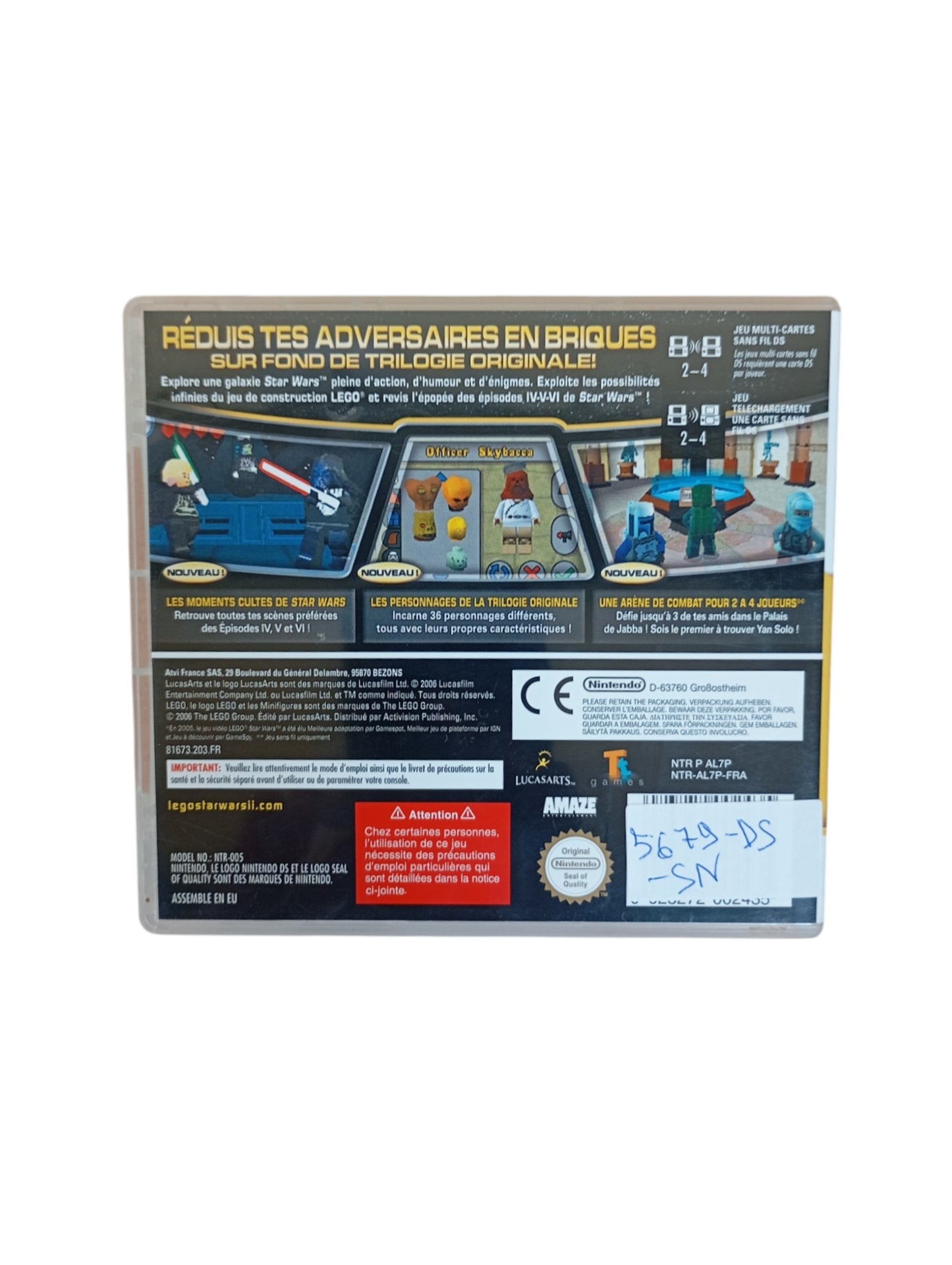 LEGO Star Wars II : La Trilogie Originale Nintendo DS