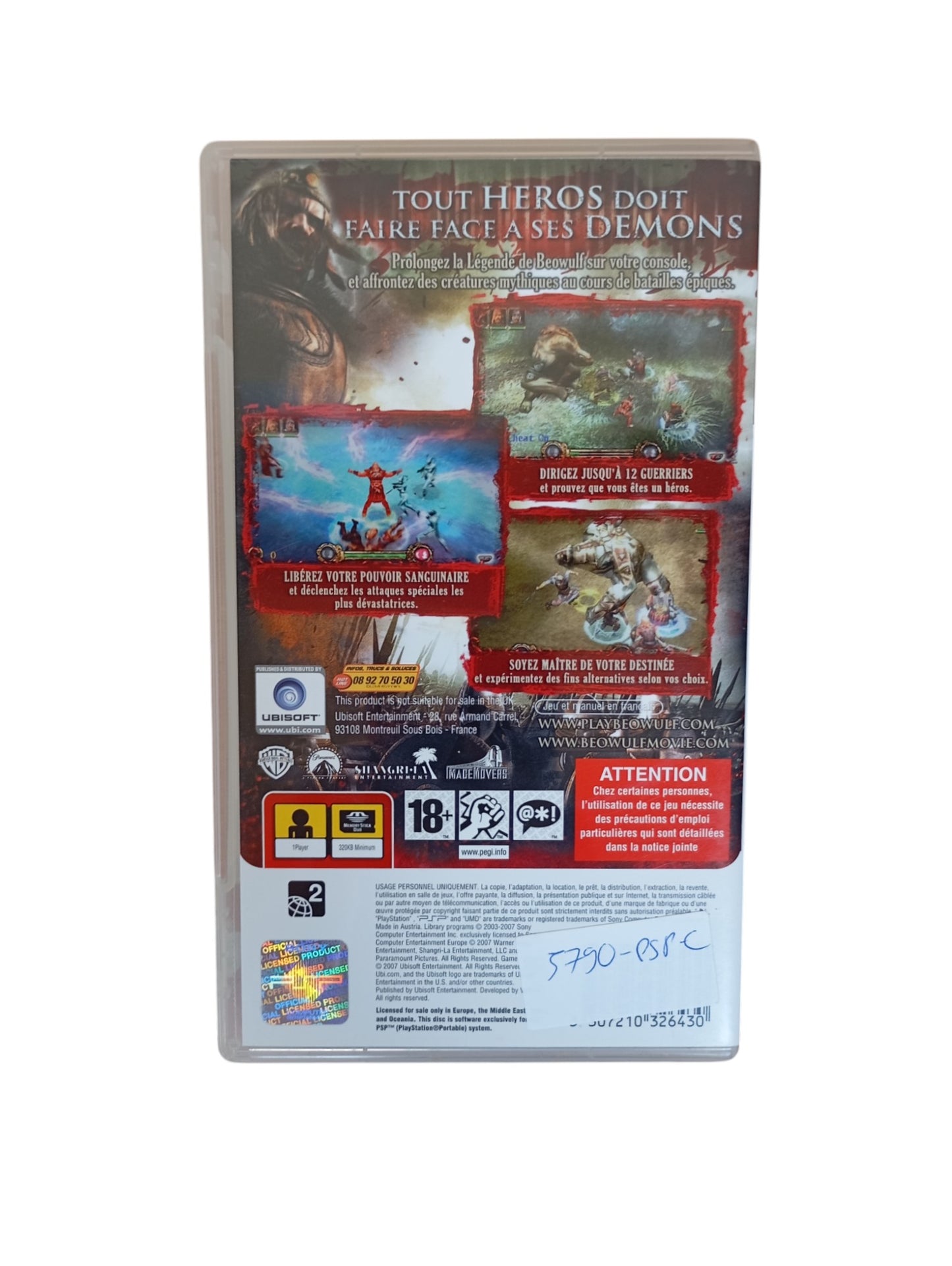 La Legende de Beowulf : Le Jeu Playstation Portable (PSP)