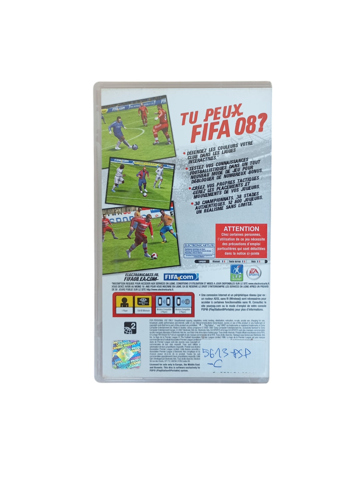 Fifa 08 Playstation Portable (PSP)