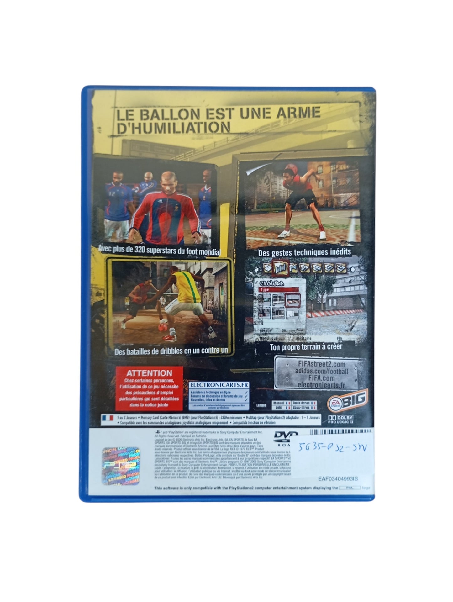 FIFA Street 2 Playstation 2 (PS2)