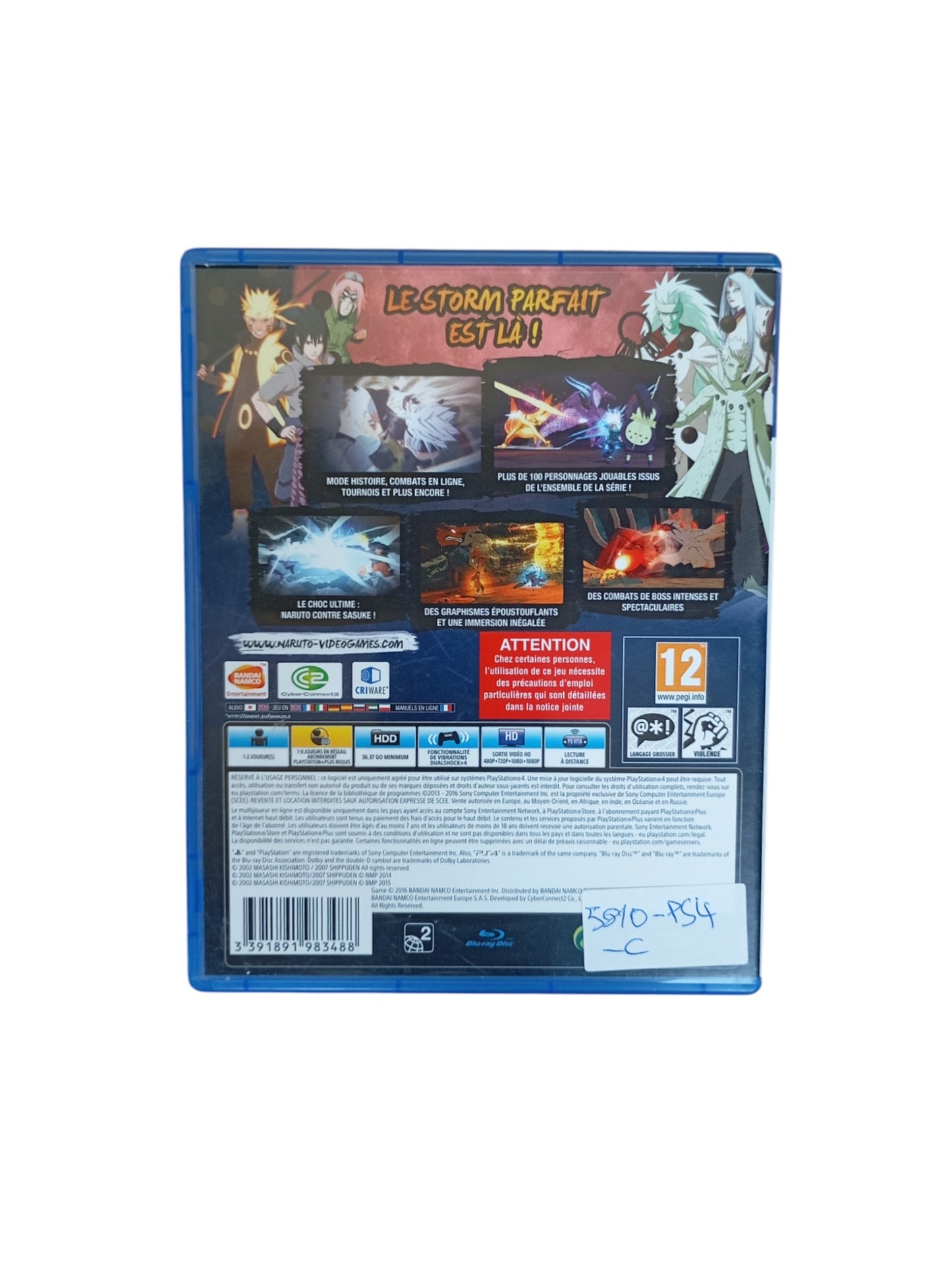 Naruto Shippuden Ultimate Ninja Storm 4 Playstation 4 (PS4)