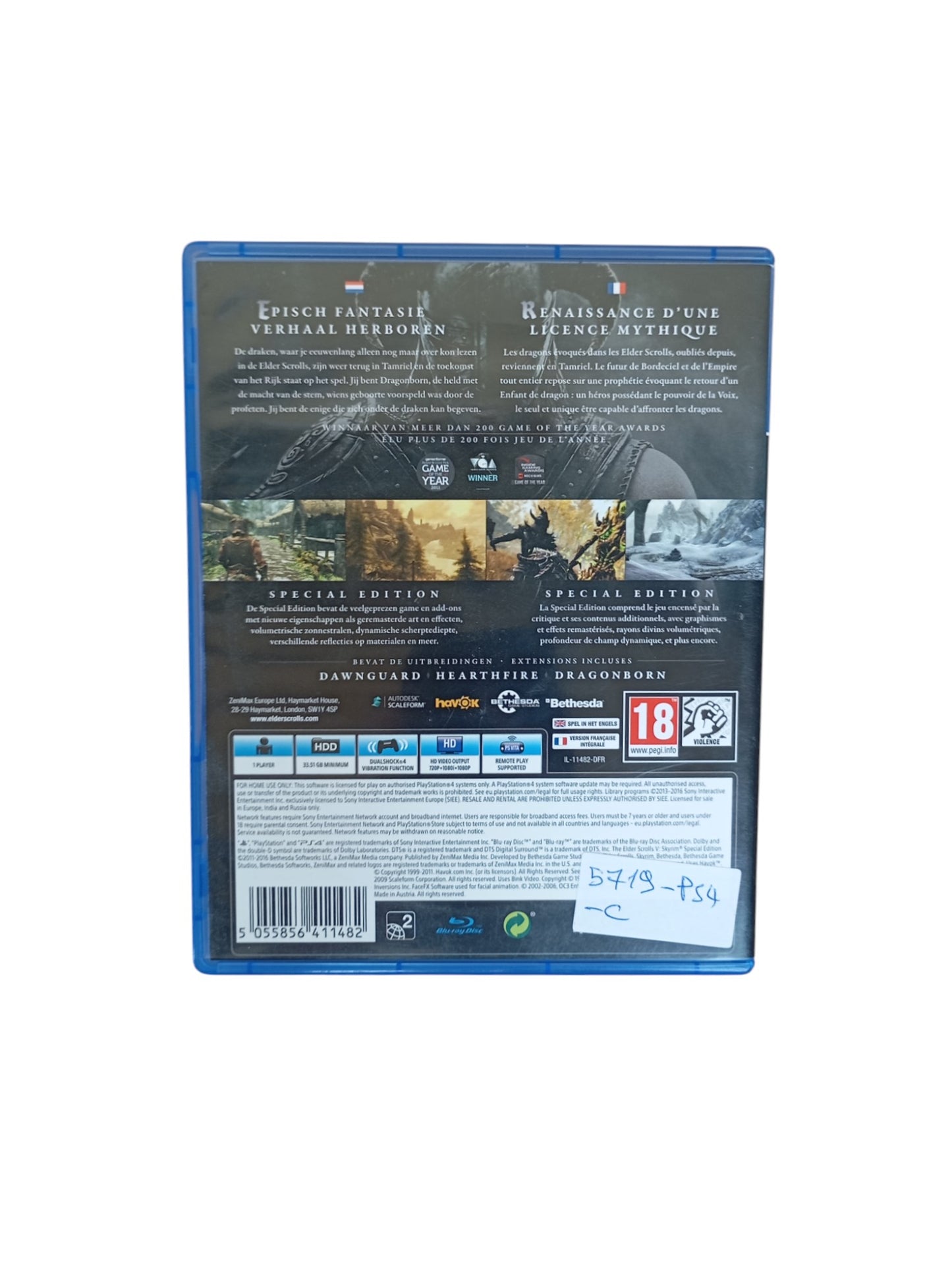 The Elder Scrolls V : Skyrim Playstation 4 (PS4)