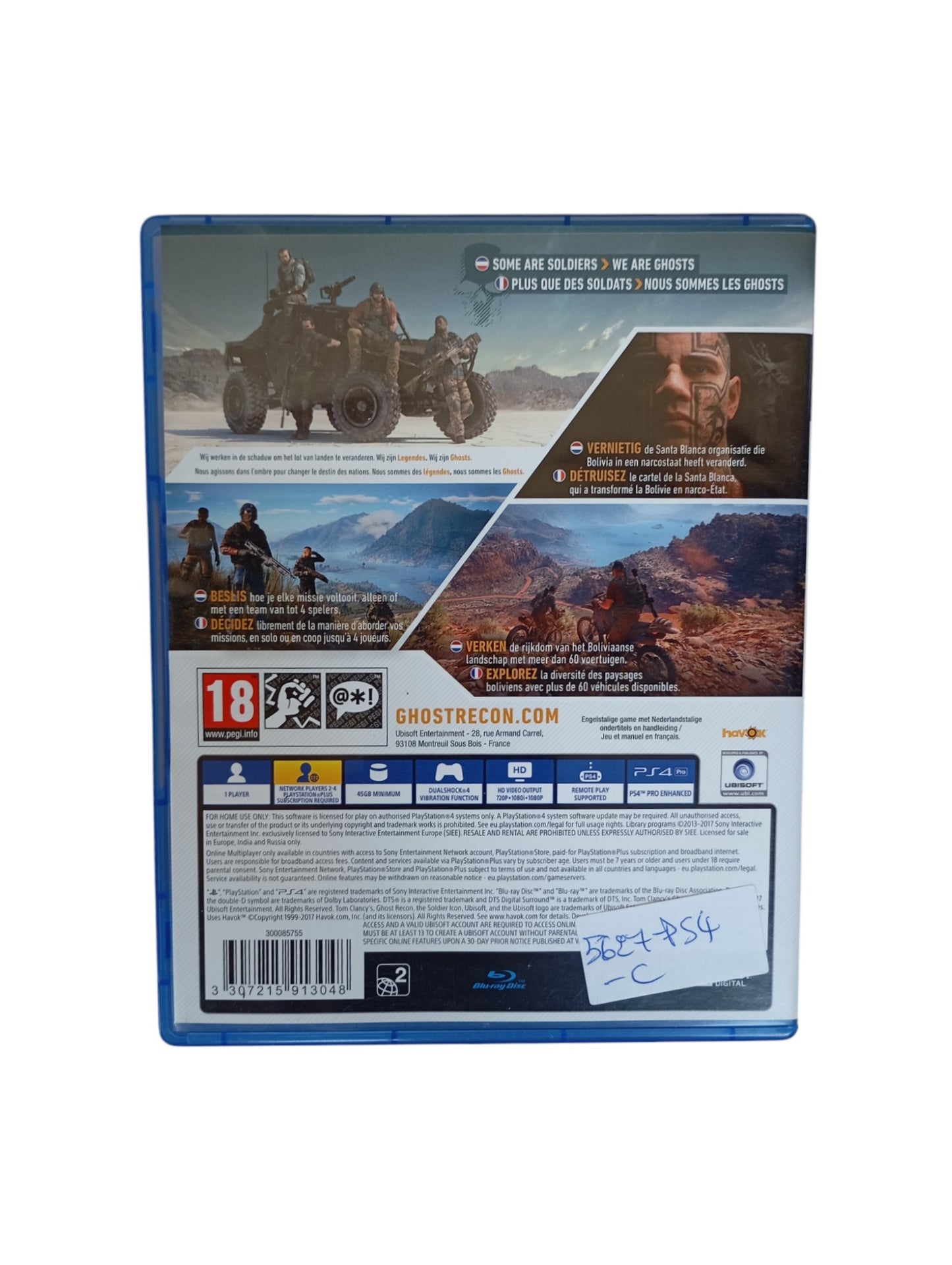 Ghost Recon Wildlands Playstation 4 (PS4)