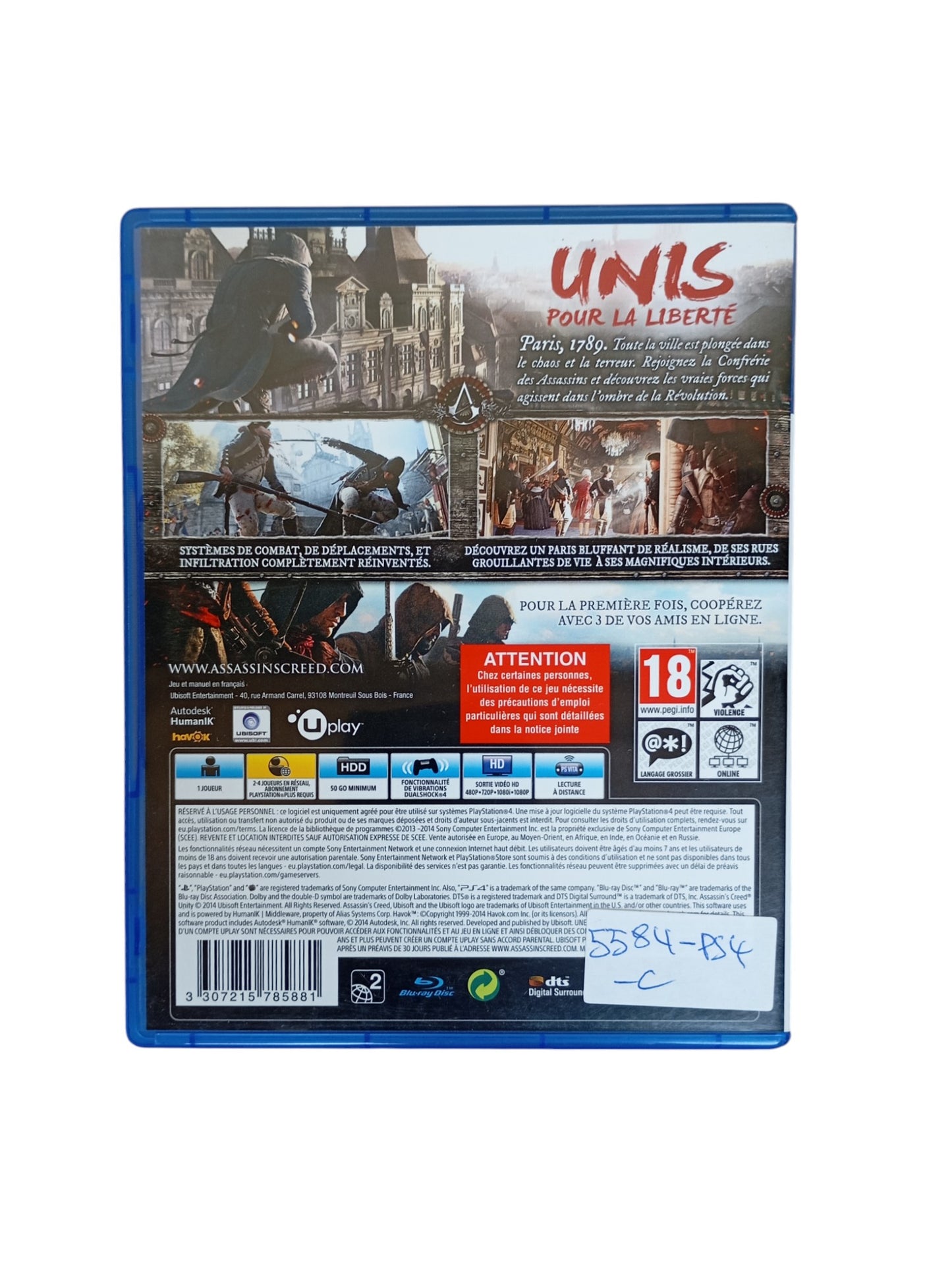 Assassin's Creed Unity Playstation 4 (PS4)